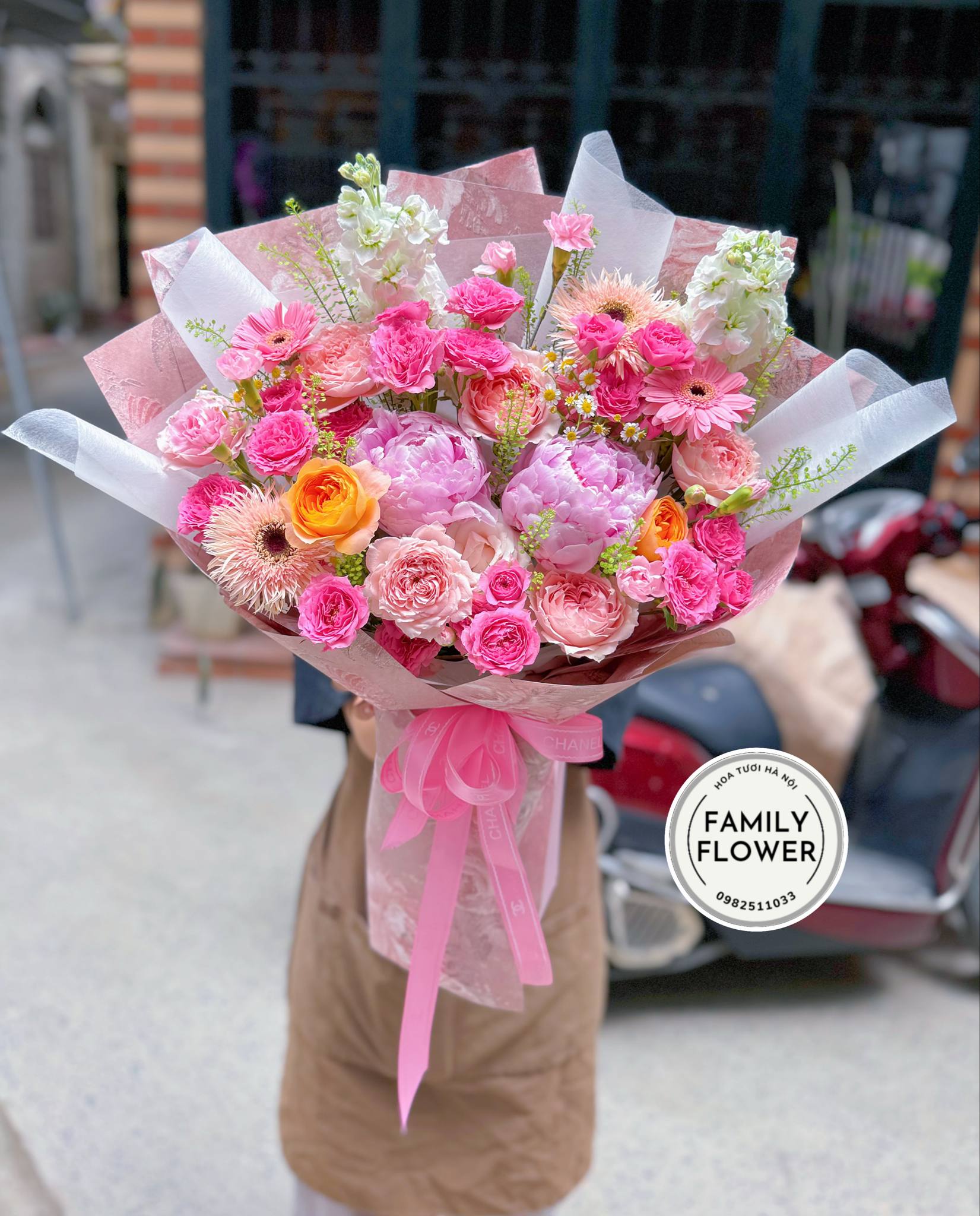 Bó hoa tặng sinh nhật mẹ ở quận Đống Đa , Ba Đình Hà Nội ! Hoa tươi Ba Đình