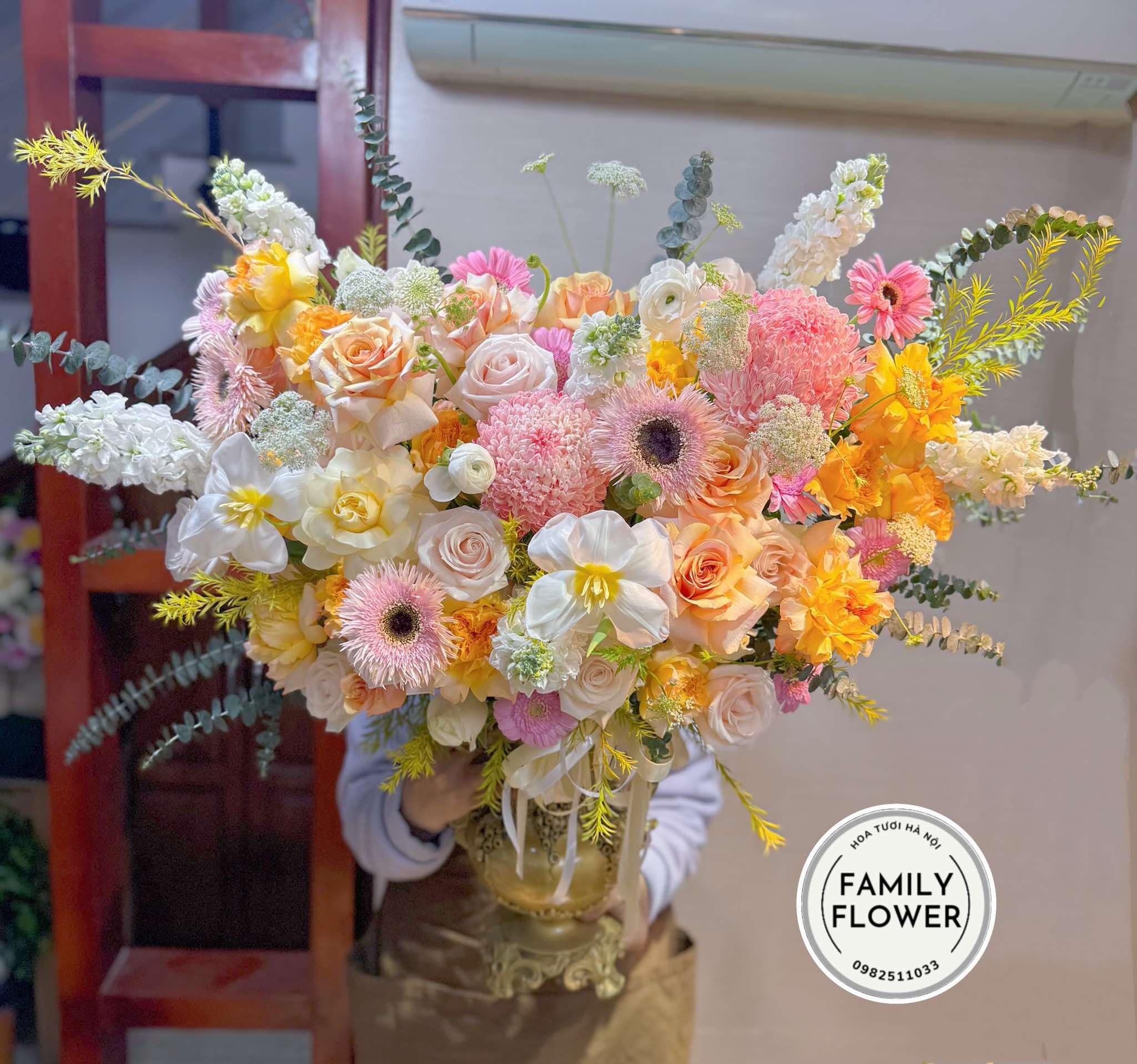 Bình hoa cao cấp tặng sếp ! Đối tác quan trọng nhân dịp sinh nhật ! Hoa tặng sếp