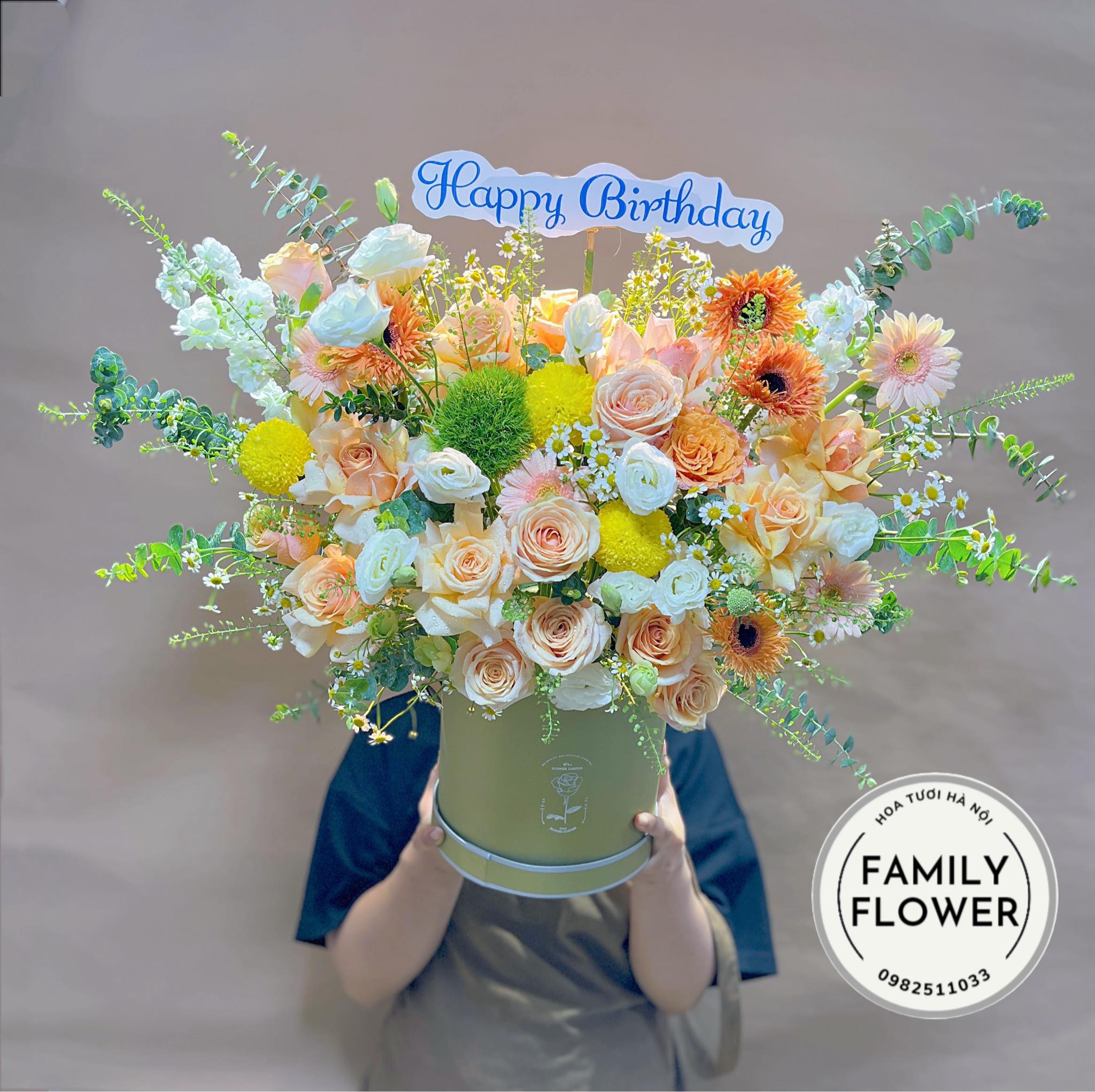 Hộp hoa tươi tặng chúc mừng sinh nhật tại Ba Đình Hà Nội ! Hoa tươi Hà Nội ! Mua hoa online tại Ba Đình Hà Nội