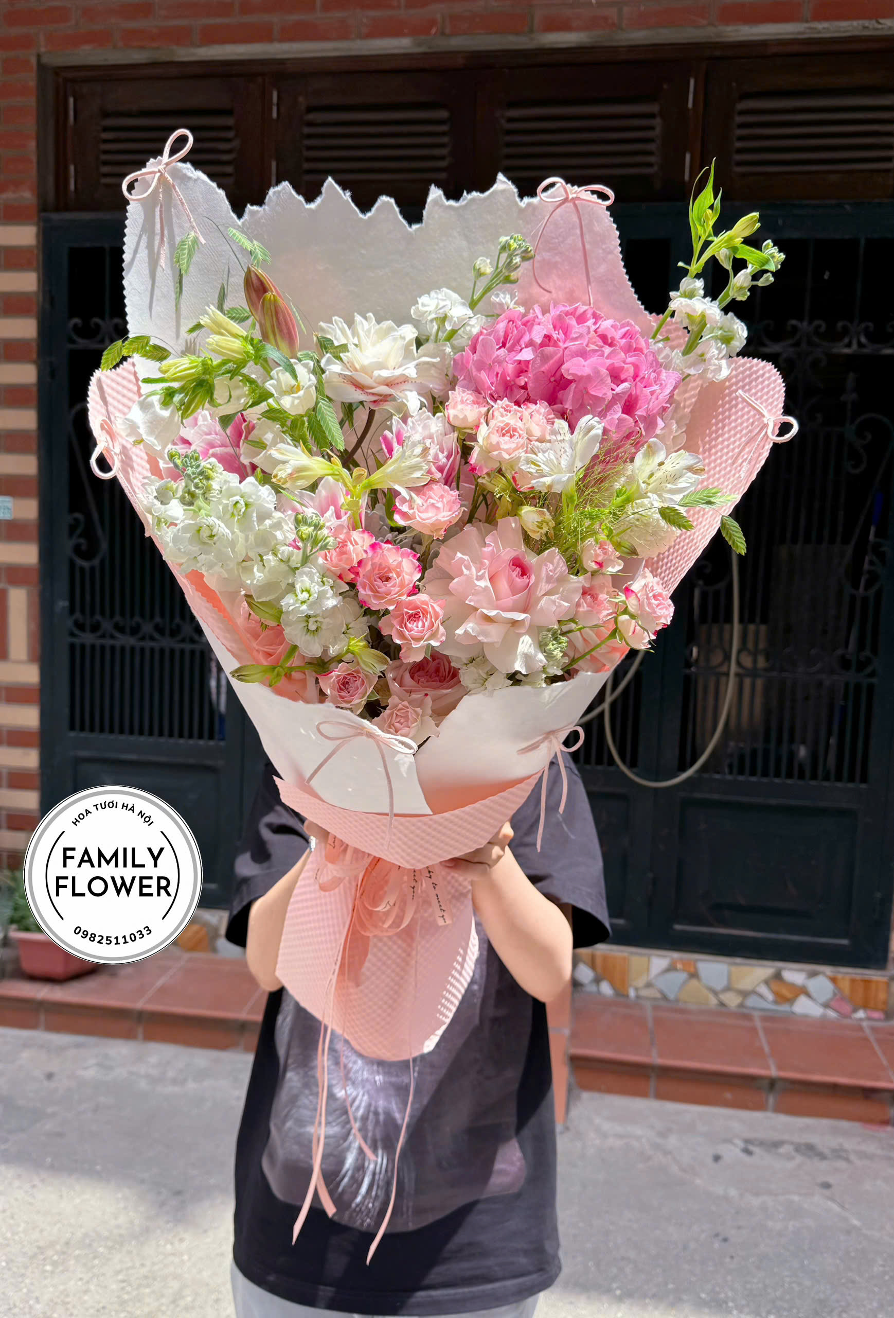 Bó hoa mix màu! Family flower hoa tươi Hà Nội ! Điện hoa Hà Nội