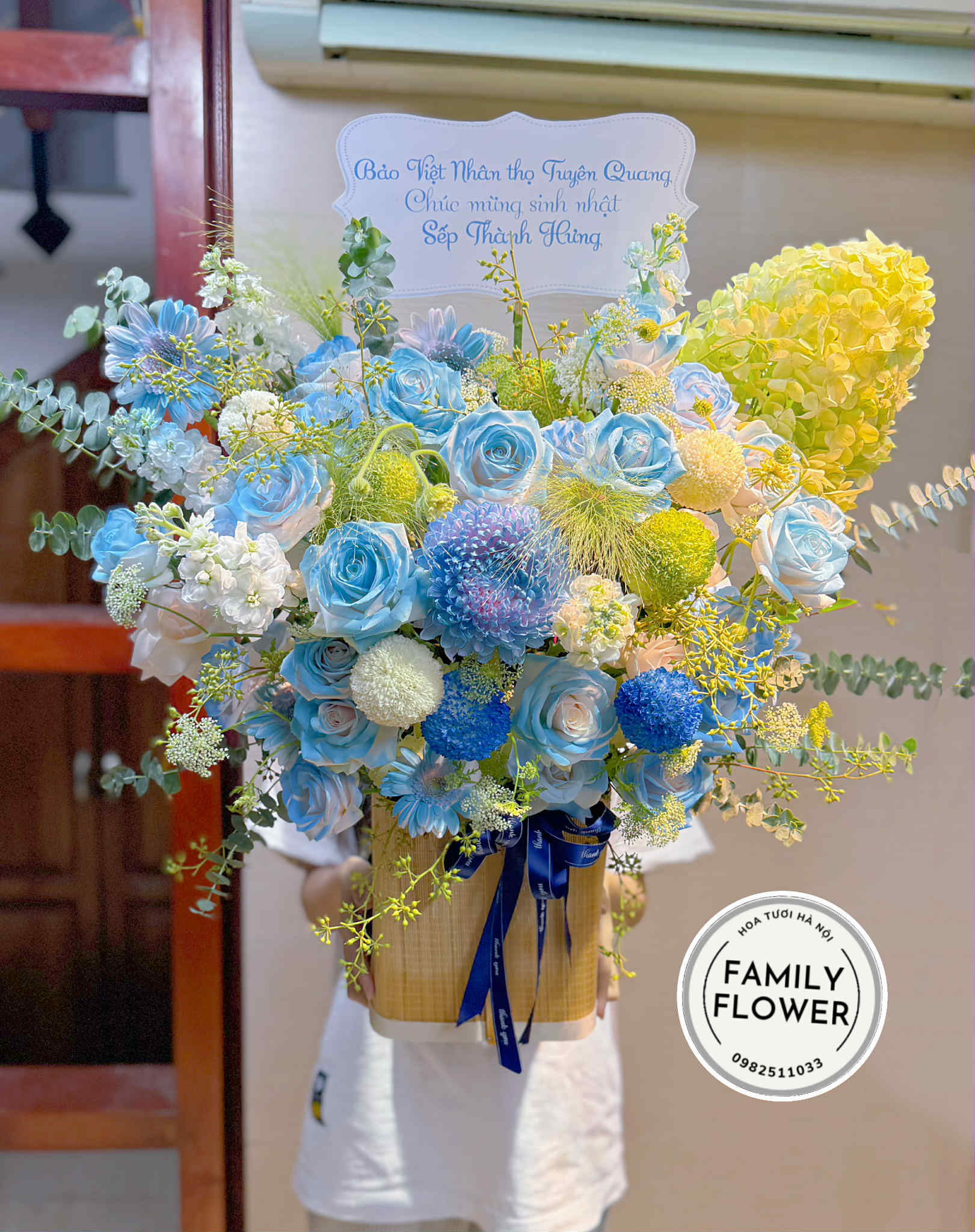 Lẵng hoa chúc sinh nhật quận Ba Đình! Hoa sinh nhật Ba Đình! Hà Nội