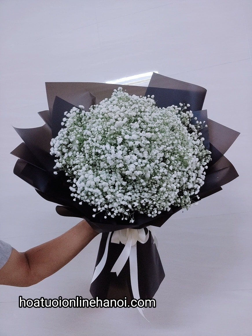 Bó hoa baby tặng người thương tại Cầu Giấy . Hoa baby Hà Nội.