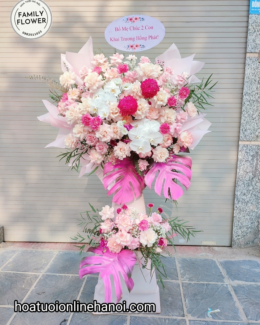 Cây hoa khai trương vip tặng đối tác quan trọng , sếp đẹp ở Cầu Giấy - Hà Nội. Hoa Khai Trương Hà Nội.