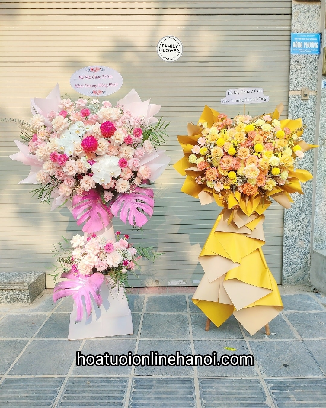 Cây hoa khai trương vip tặng đối tác quan trọng , sếp đẹp ở Cầu Giấy - Hà Nội. Hoa Khai Trương Hà Nội.