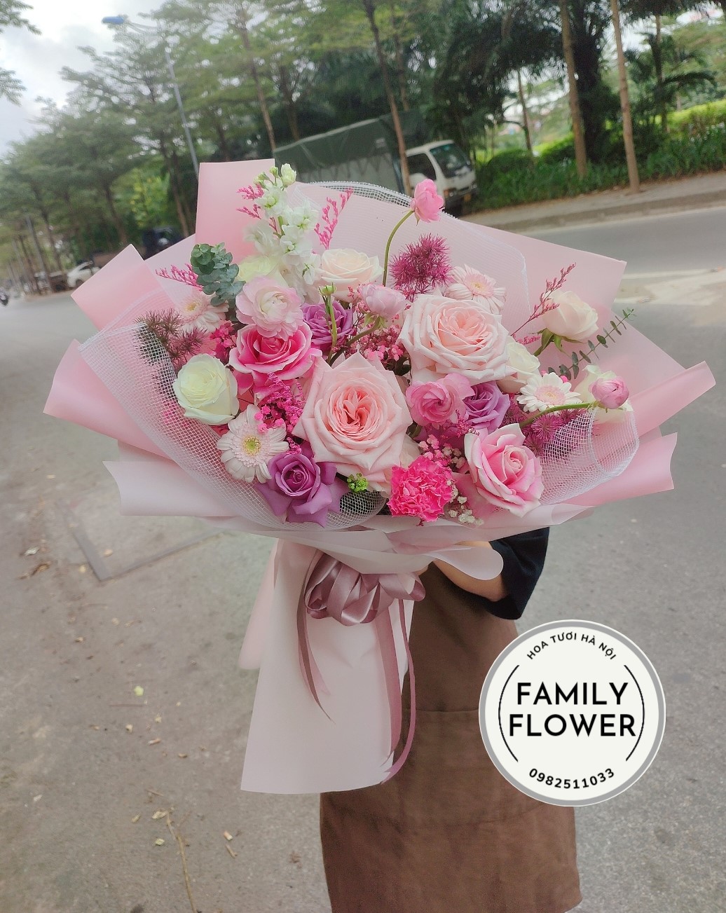 Bó hoa hồng đẹp tặng sinh nhật, Bó hoa hồng đẹp mừng sinh nhật tại Hà Nội