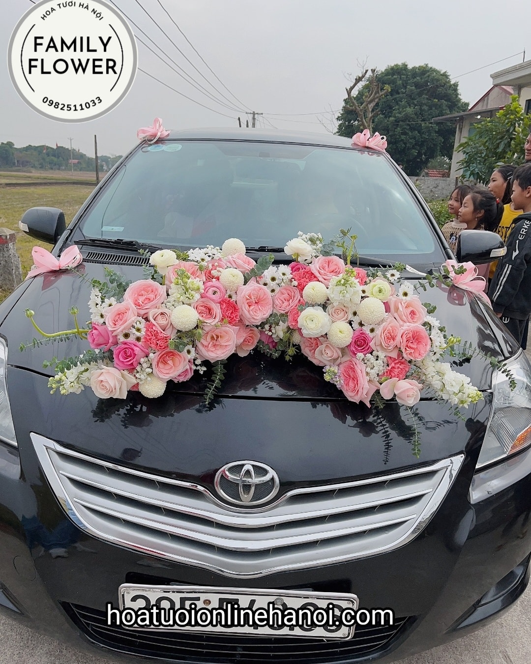 Xe hoa , xe đám cứơi, xe hoa cưới đẹp tại quận Cầu giấy , Ba Đình , Hà Nội