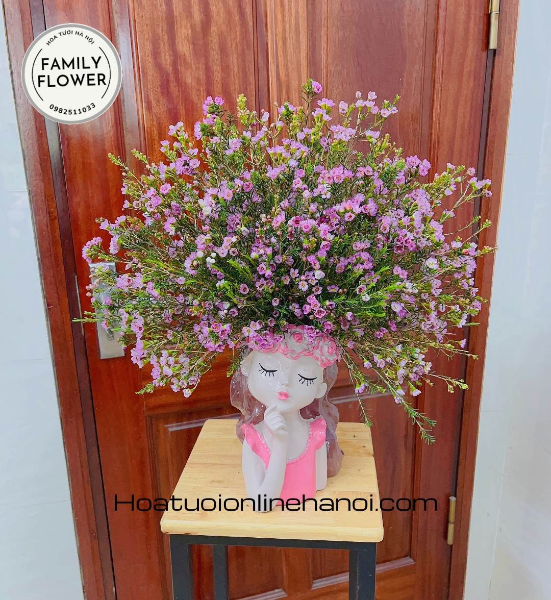 Hoa mùng 8 tháng 3 ! Bình hoa thanh liễu tặng sếp ngày 8/3 tại Hà Nội.