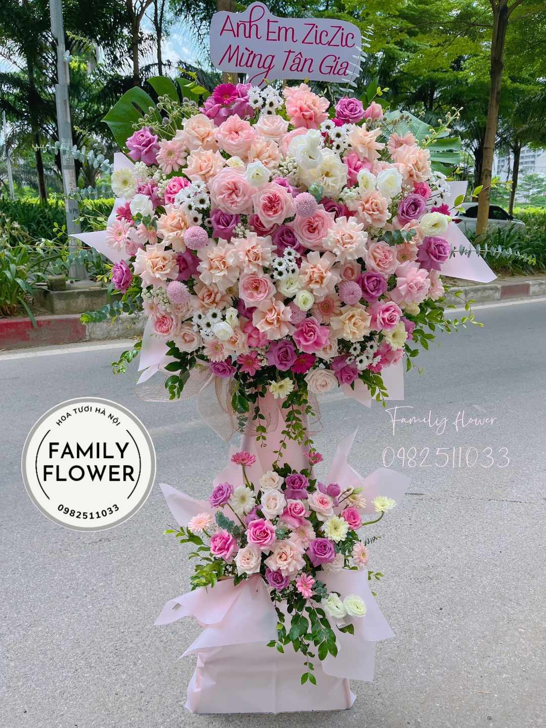 Cây hoa chúc mừng tân gia đẹp tại quận Ba Đình , Cầu Giấy ,Đống Đa Hà Nội . hoa tân gia Hà Nội