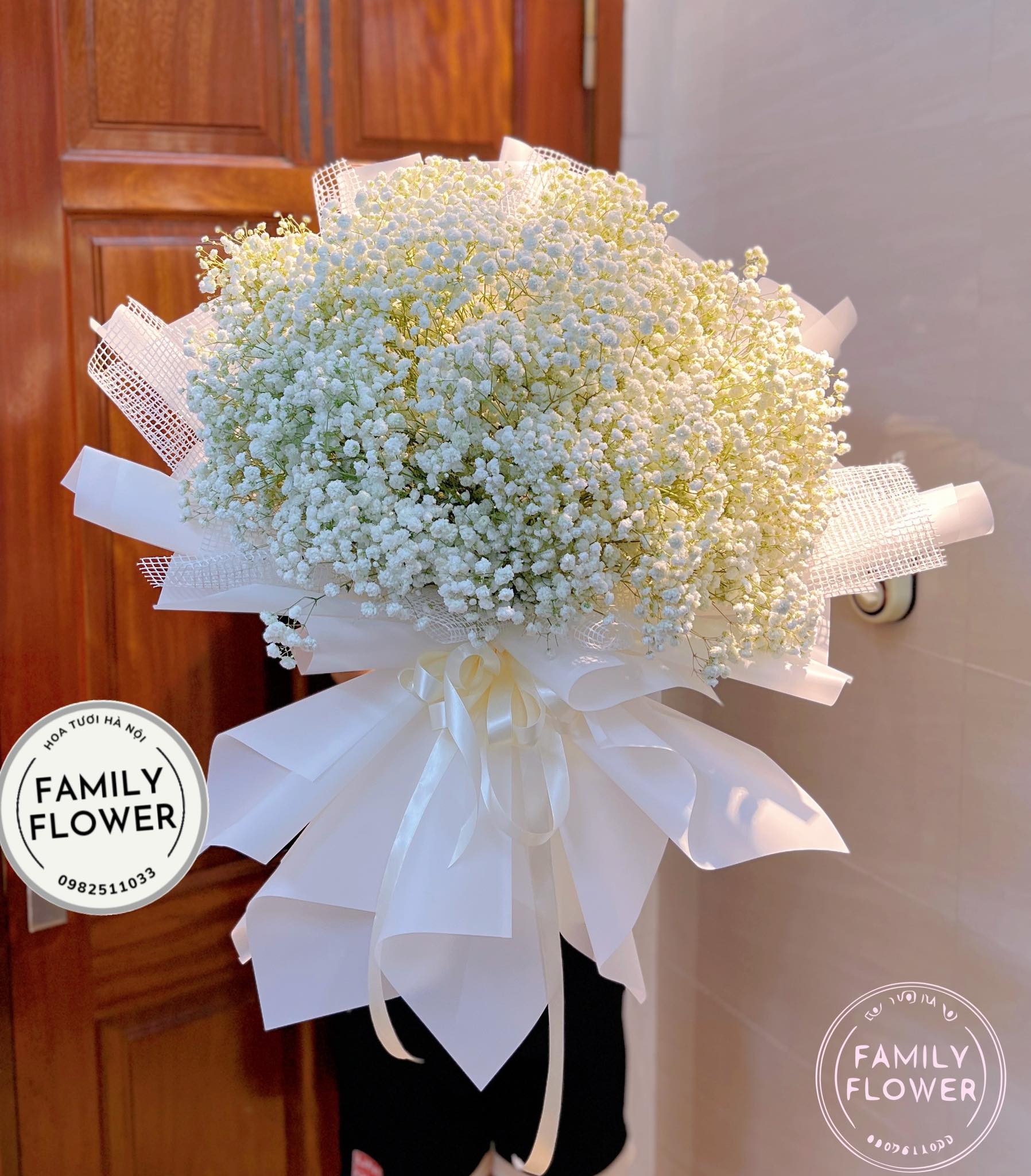 Bó hoa baby tặng người yêu nhân dịp 20 tháng 10 ở Hoàn Kiếm , Đống Đa , Thanh Xuân Hà Nội !