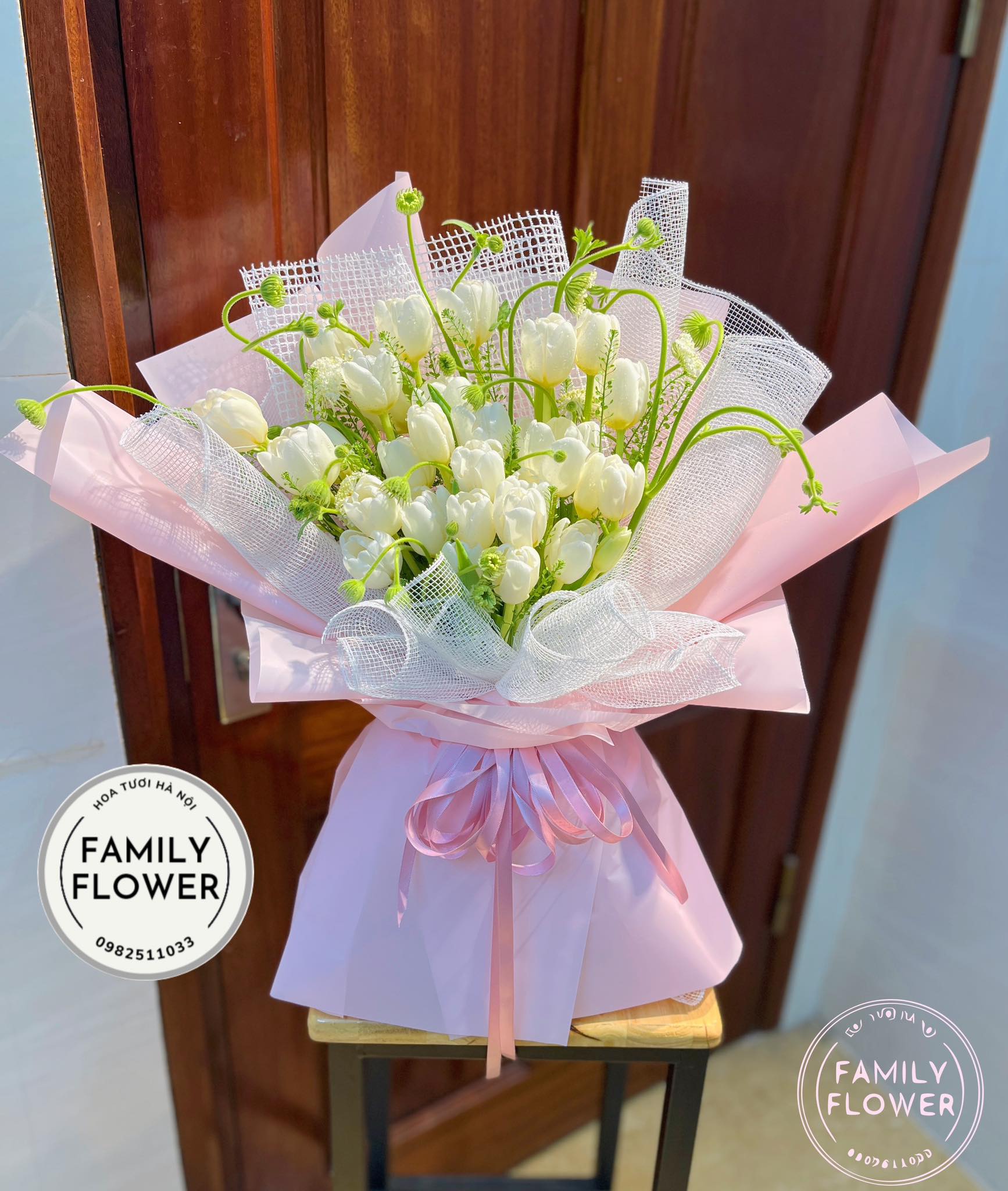 Bó hoa tulip tặng người yêu đẹp ở quận Cầu Giấy , Ba Đình Hà Nội ! Mua hoa tulip Hà Nội