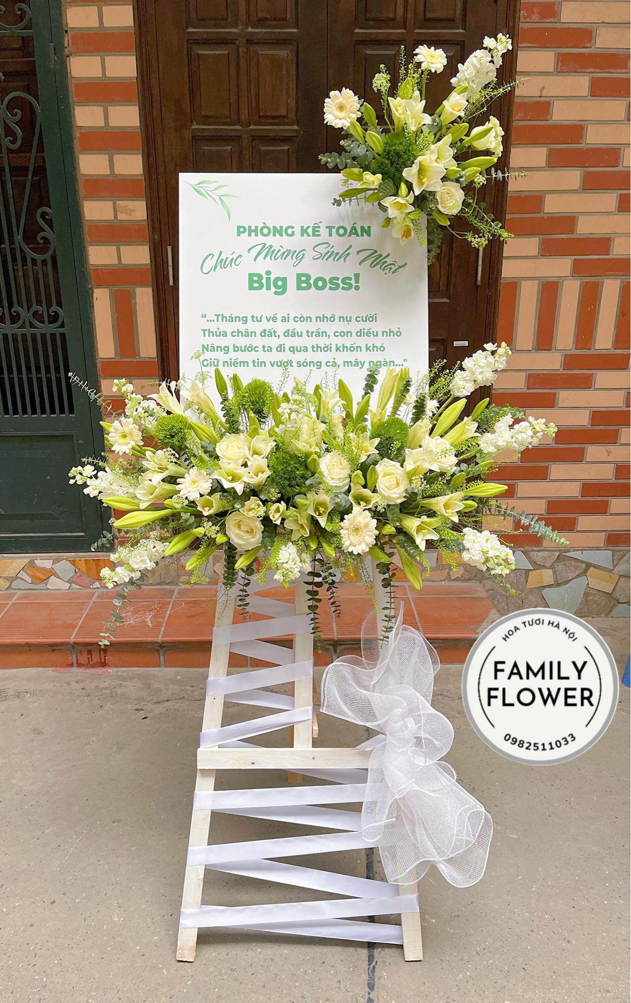 Kệ hoa tặng sinh nhật boss quận Ba Đình , Hoàn kiếm Hà Nội ! Hoa tặng boss