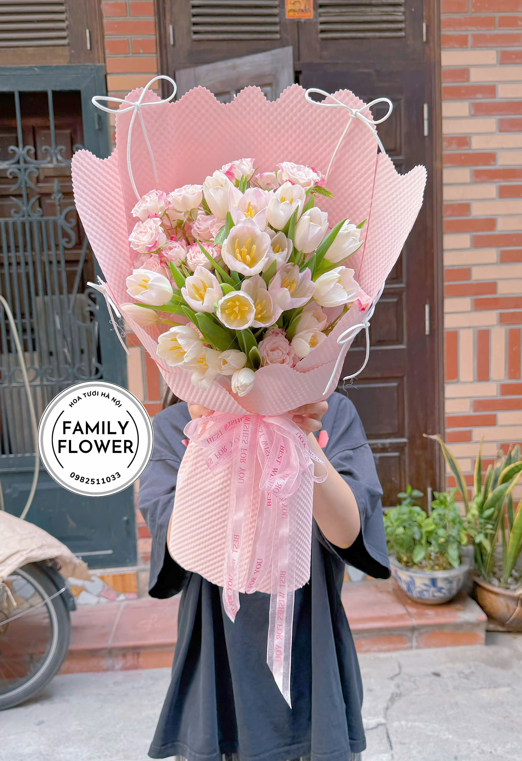 Hoa tulip ' bó hoa tulip tặng bạn gái nhân ngày 20-10 ! Giao hoa nhanh