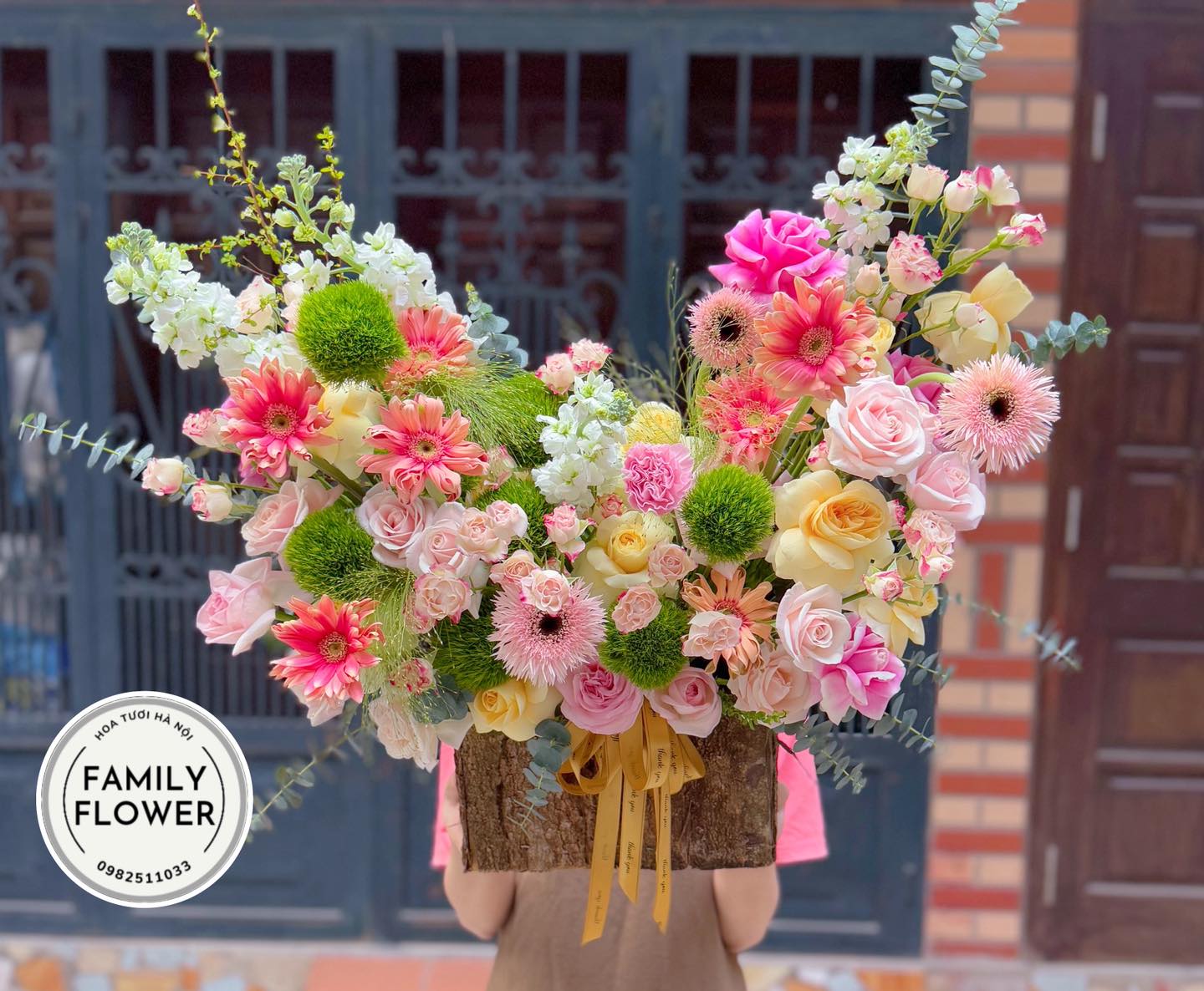 Lẵng hoa tặng sinh nhật ! Hoa sinh nhật Ba Đình ! Hoa tươi Ba Đình