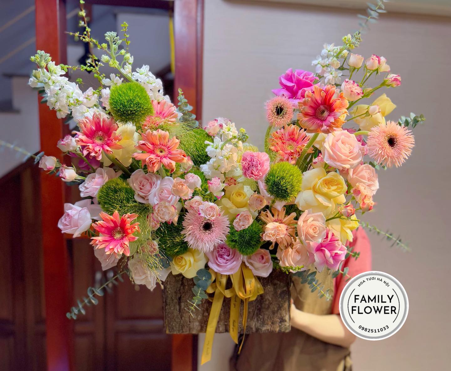 Lẵng hoa tặng sinh nhật ! Hoa sinh nhật Ba Đình ! Hoa tươi Ba Đình