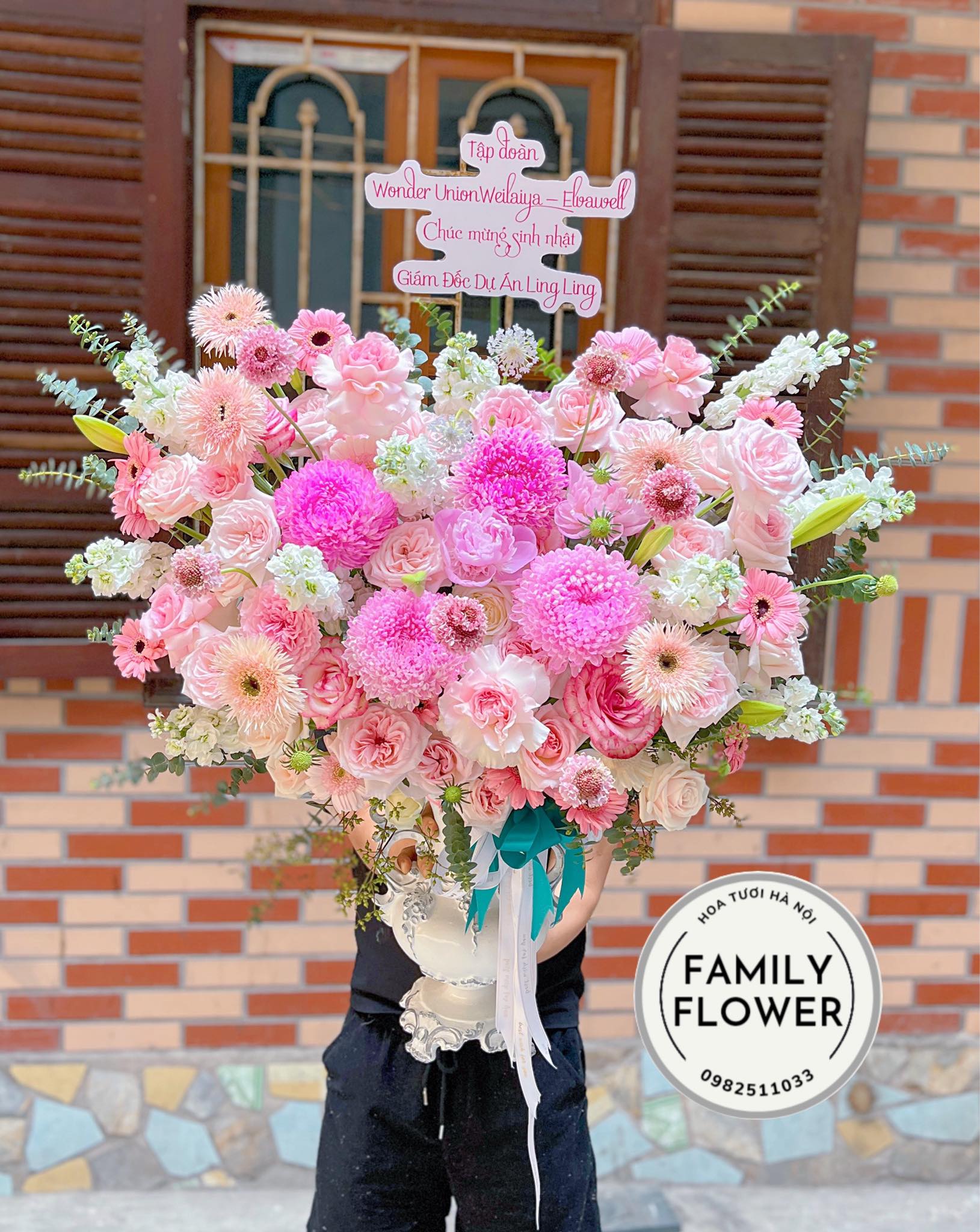 Bình hoa  cao cấp tặng đối tác quan trọng , tặng sếp quận Hoàn Kiếm , Ba Đình Hà Nội