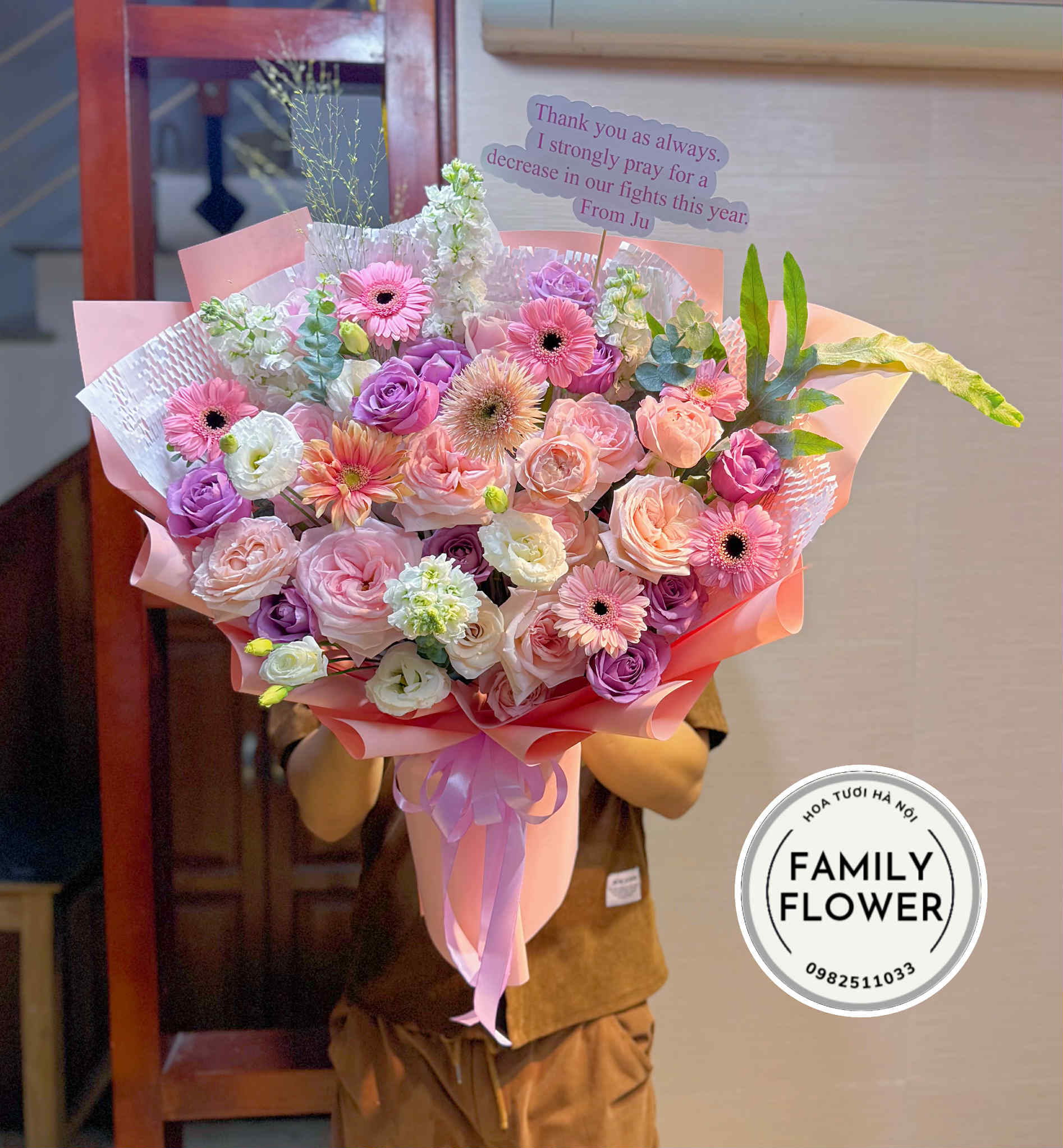 Bó hoa tặng sinh nhật Vợ quận Đống Đa Hà Nội ! Hoa sinh nhật Đống Đa ! Hoa tươi Đống Đa