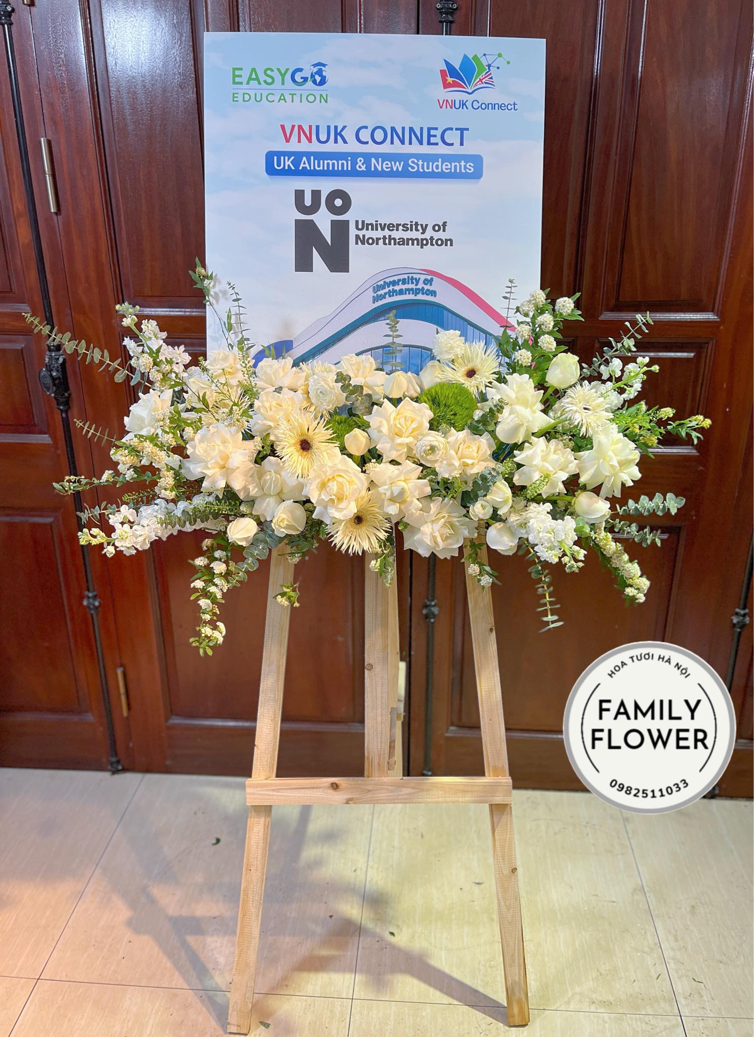 Kệ hoa khung tranh chúc mừng sinh nhật công ty ! Mua hoa sinh nhật Hà Nội