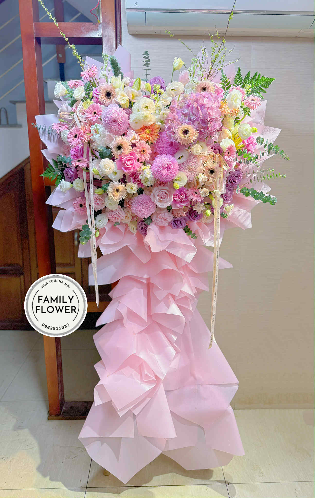 Kệ hoa chúc mừng ngày nhà giáo Việt Nam 20 tháng 11 quận Ba Đình ! Hoa tươi Ba Đình