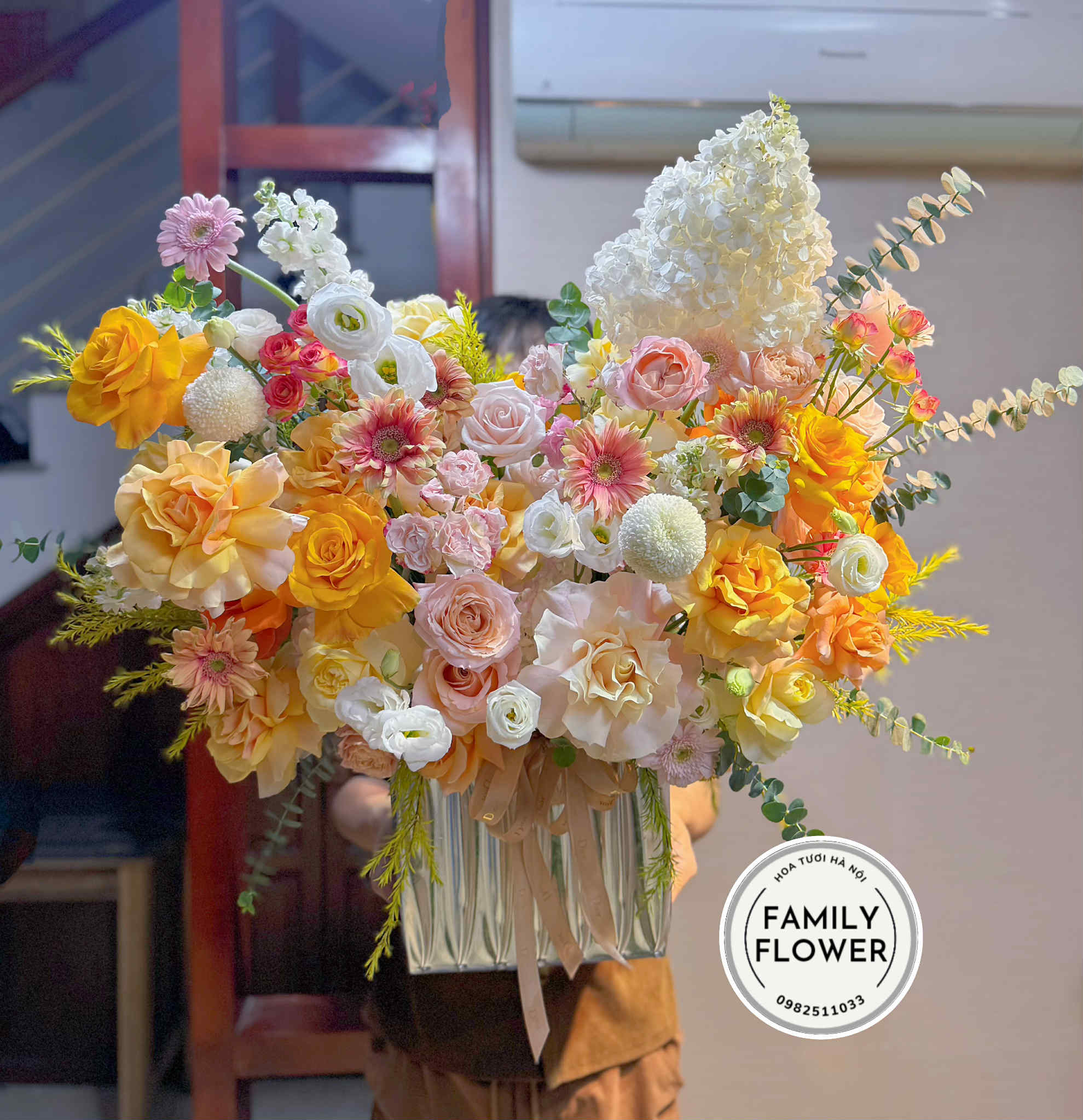 Lẵng hoa chúc mừng sinh nhật ở quận Ba Đình Hà Nội ! Hoa sinh nhật Hà Nội ! Hoa sinh nhật Ba ĐÌNH !