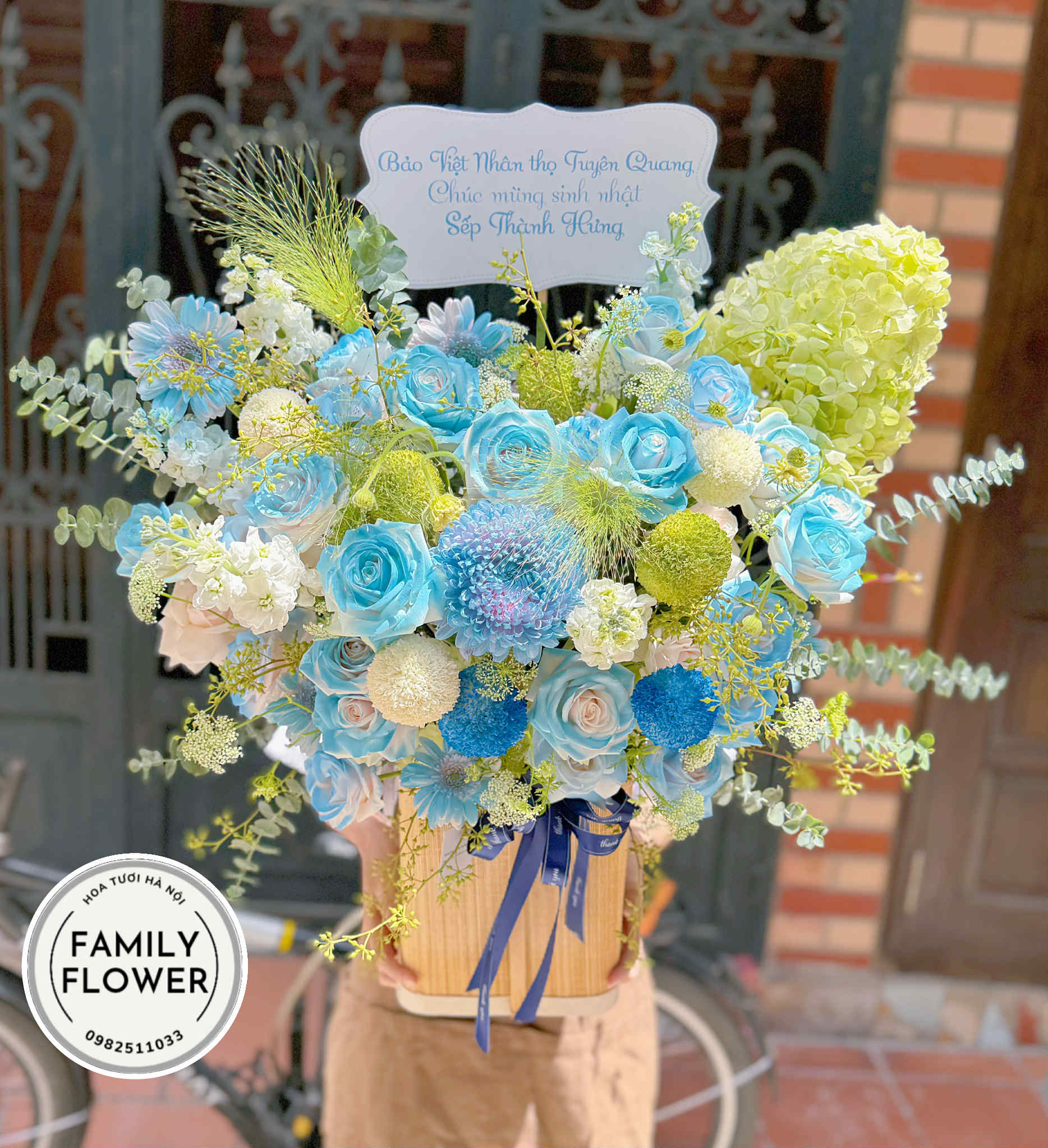 Lẵng hoa chúc sinh nhật quận Ba Đình! Hoa sinh nhật Ba Đình! Hà Nội