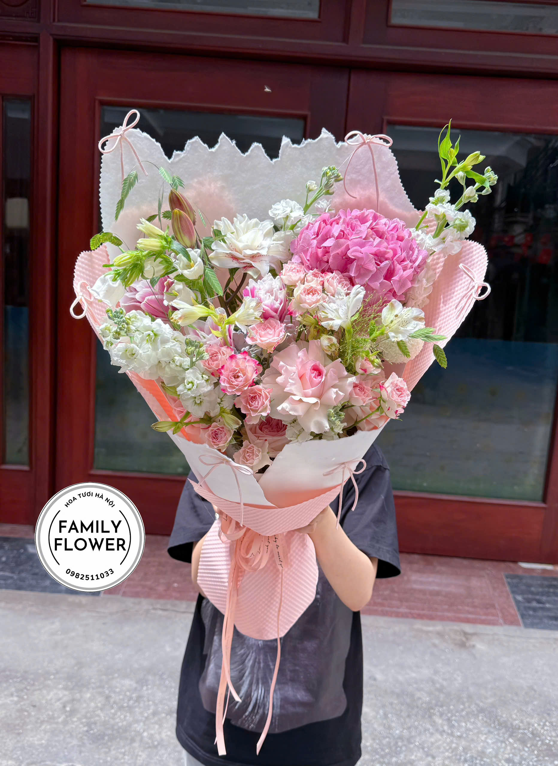 Bó hoa mix màu! Family flower hoa tươi Hà Nội ! Điện hoa Hà Nội