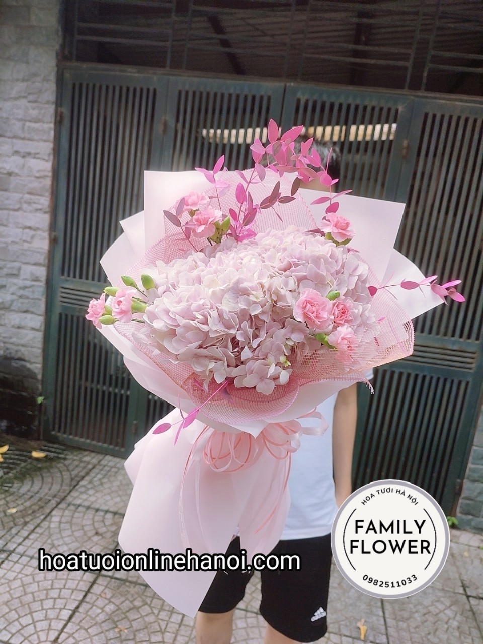 Bó hoa cẩm tú cầu đẹp tại Hà Nội - Hoa tươi Cầu Giấy - Điện hoa Hà Nội.