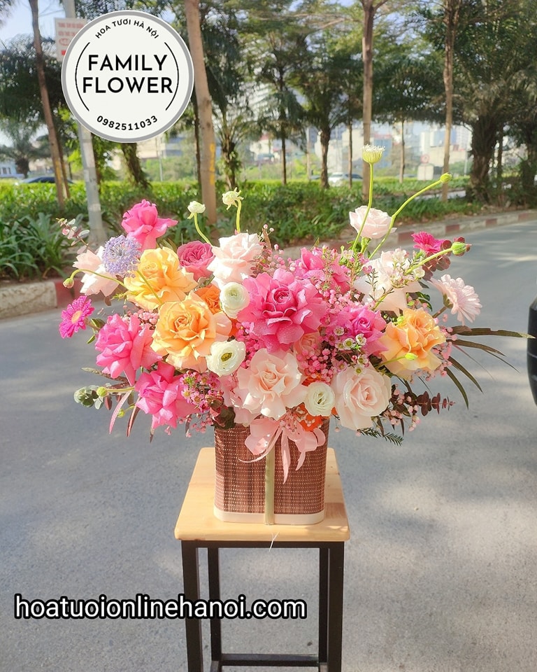 Lãng chúc mừng tại Cầu Giấy , lãng hoa tươi chúc mừng sinh nhật , khai trương , tân gia tại Hà Nội.