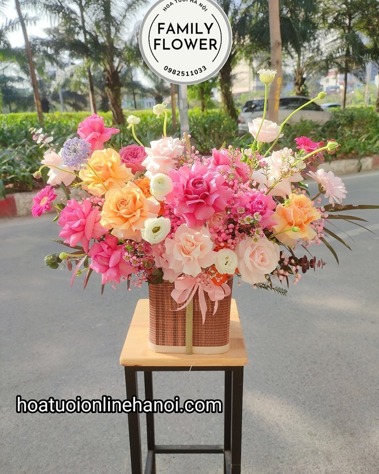 Lãng chúc mừng tại Cầu Giấy , lãng hoa tươi chúc mừng sinh nhật , khai trương , tân gia tại Hà Nội.