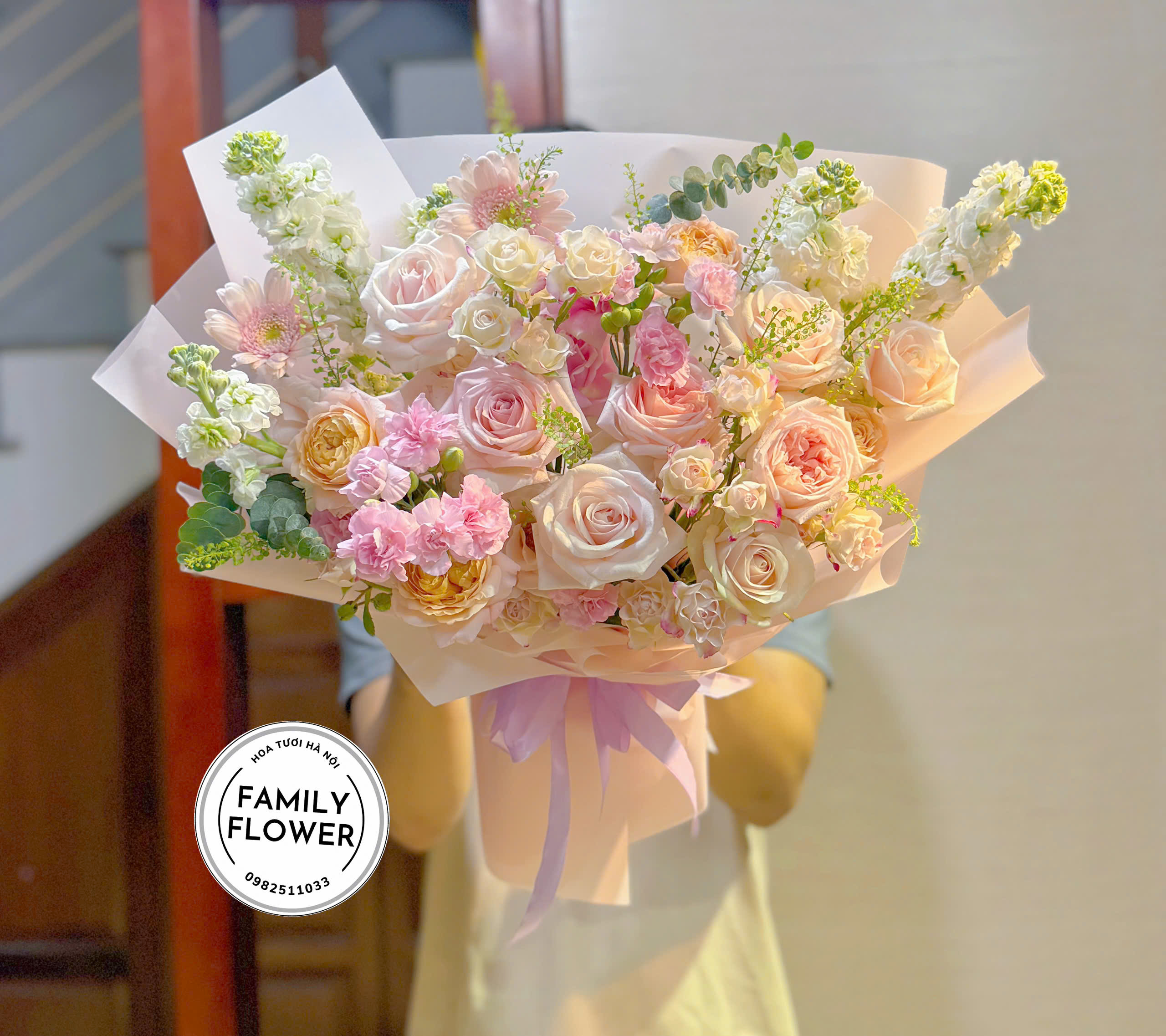 Bó hoa hồng tặng bạn gái ! Hoa tặng vợ quận Đống Đa ! Hoa tươi Đống Đa