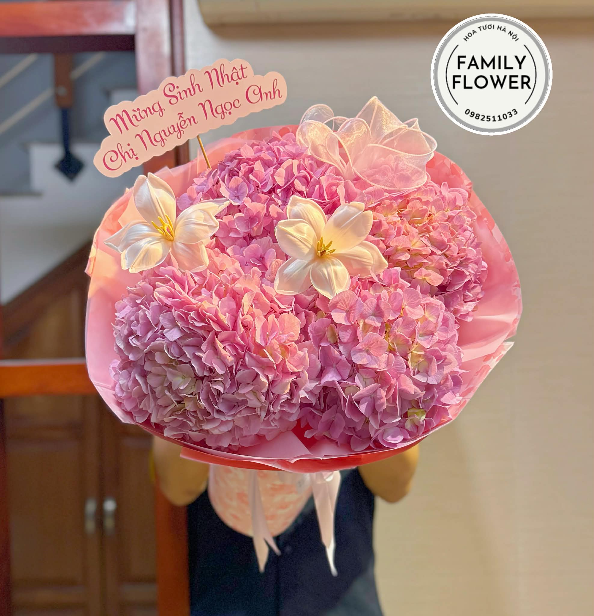 Hoa cẩm tú cầu ! Family flower  mua hoa tươi Hà Nội ! Hoa tươi Hà Nội ' điện hoa Hà Nội