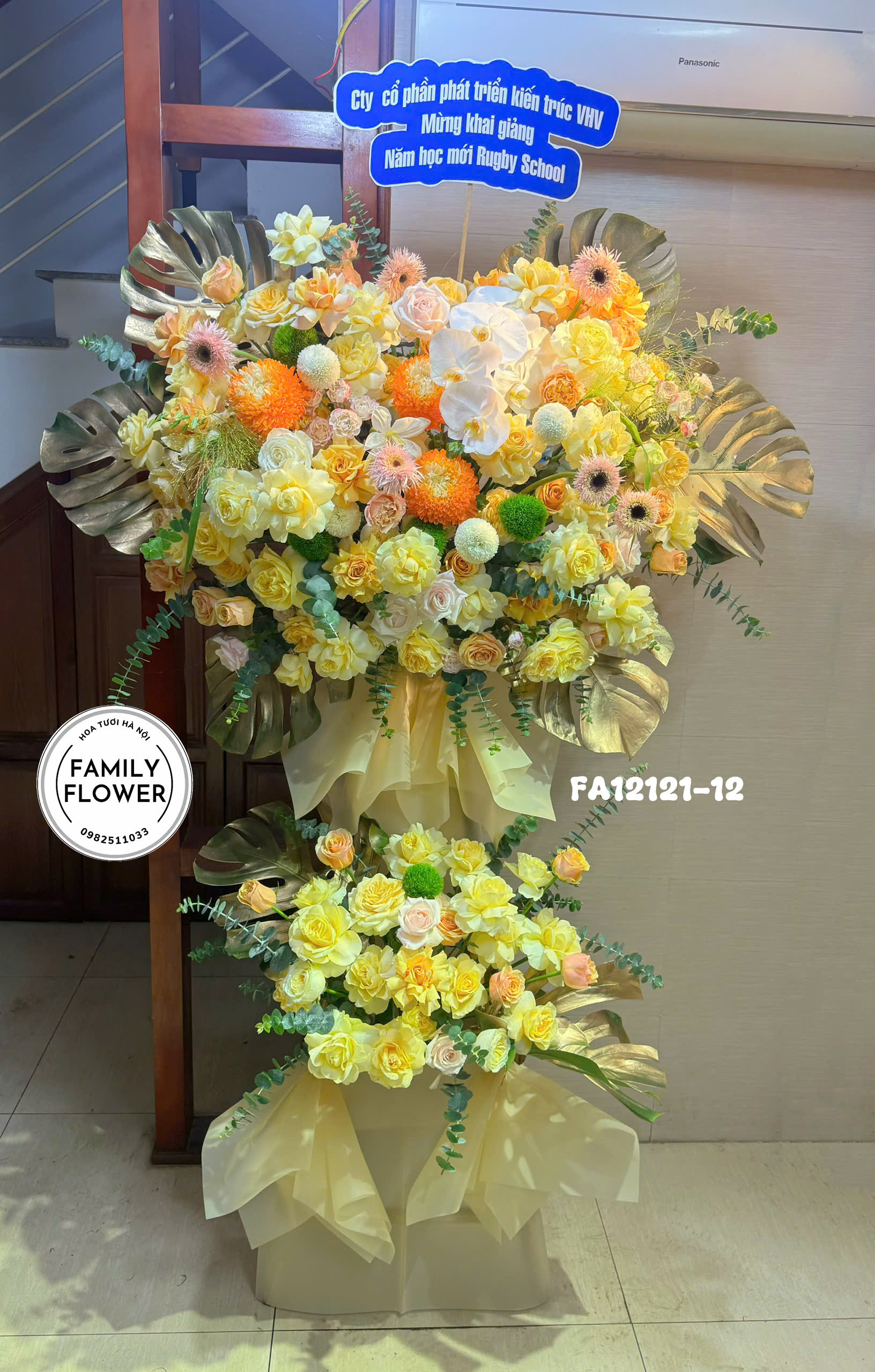 Kệ Hoa Khai Giảng Hà Nội – Lẵng Hoa Chúc Mừng Năm Học Mới | Family Flower