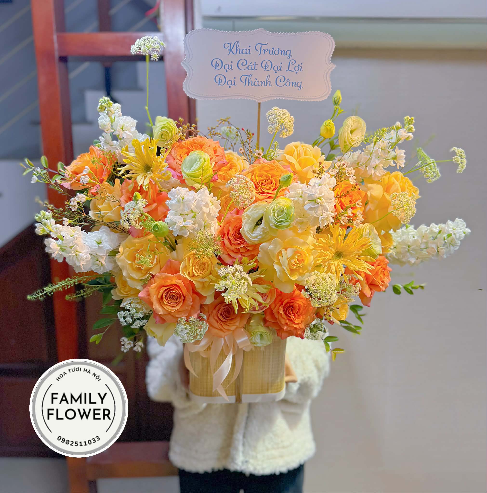 Hoa 8 tháng 3 ! Lẵng hoa chúc mừng ngày quốc tế phụ nữ ! Family flower ! Hoa 8 tháng 3 hà nội
