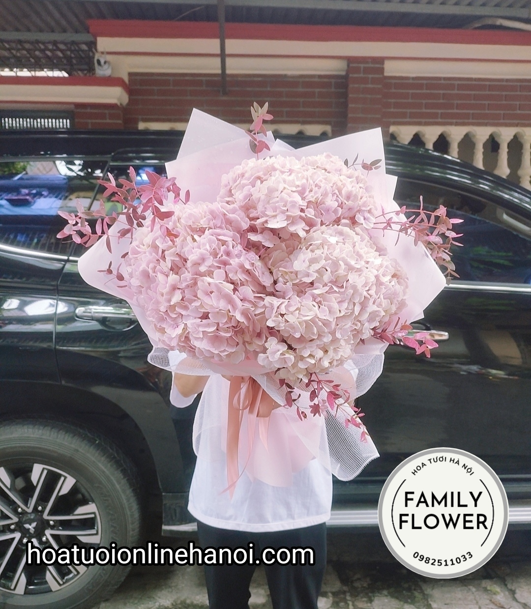 Bó hoa cẩm tú cầu đẹp tại Hà Nội - Hoa tươi Cầu Giấy.