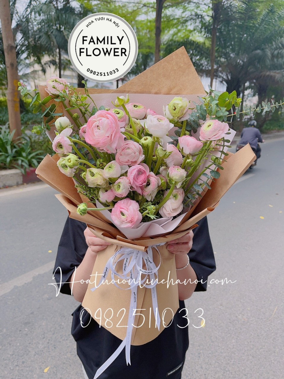 Bó hoa mao lương tặng vợ , bạn gái ở Hà Nội . Hoa tươi Hà Nội