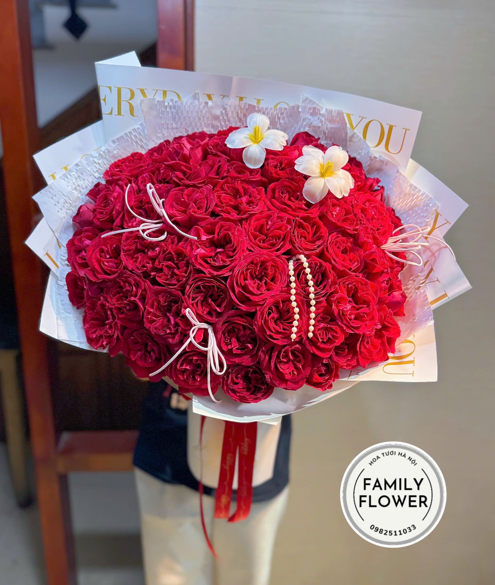 Bó hồng đỏ tặng chúc mừng sinh nhật mẹ, người yêu,... tại quận Ba Đình Hà Nội ! Mua hoa hồng đỏ tại Hà Nội