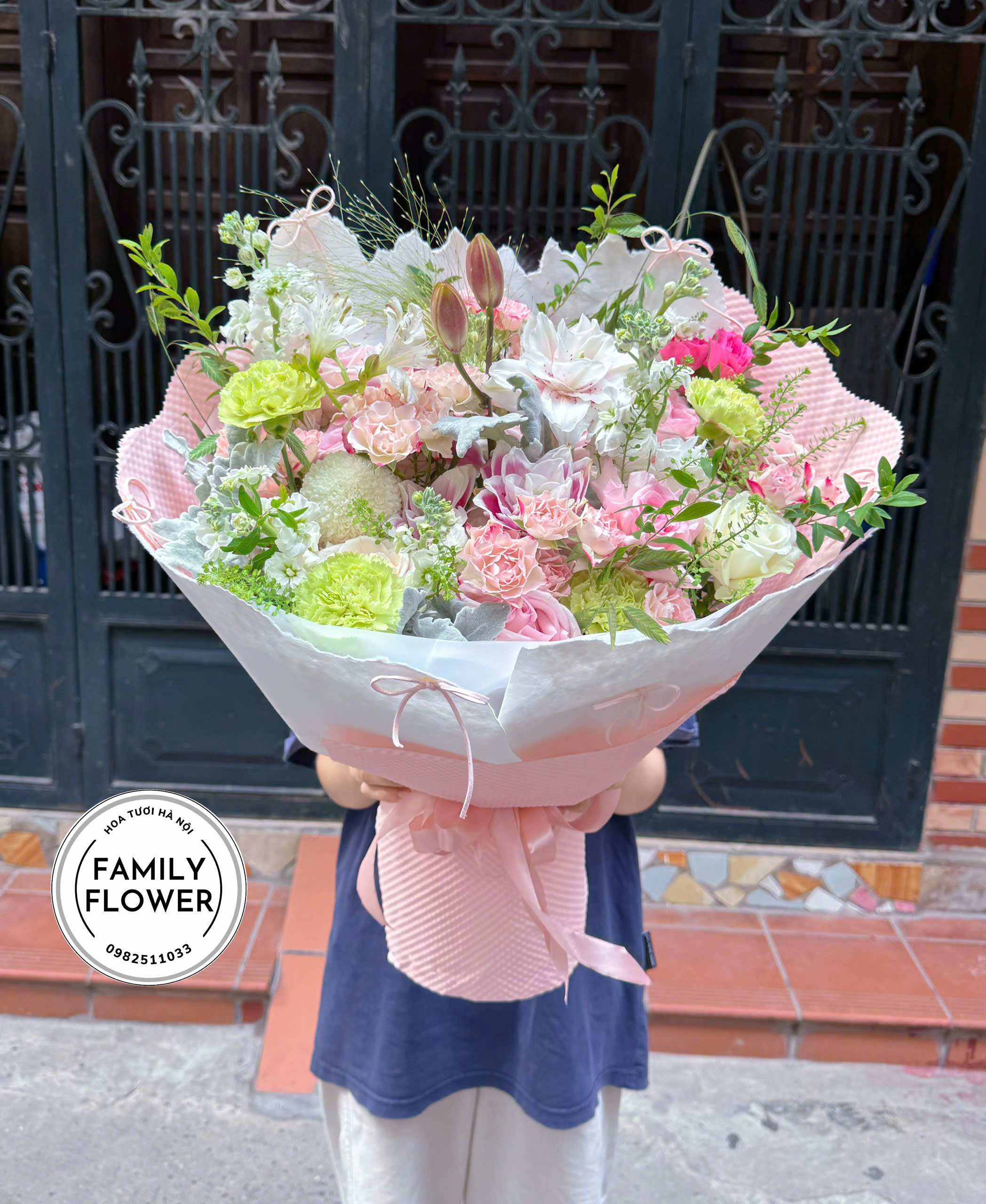 Bó hoa tươi tặng sinh nhật ! Family flower  hoa sinh nhật ! Điện hoa sinh nhật !