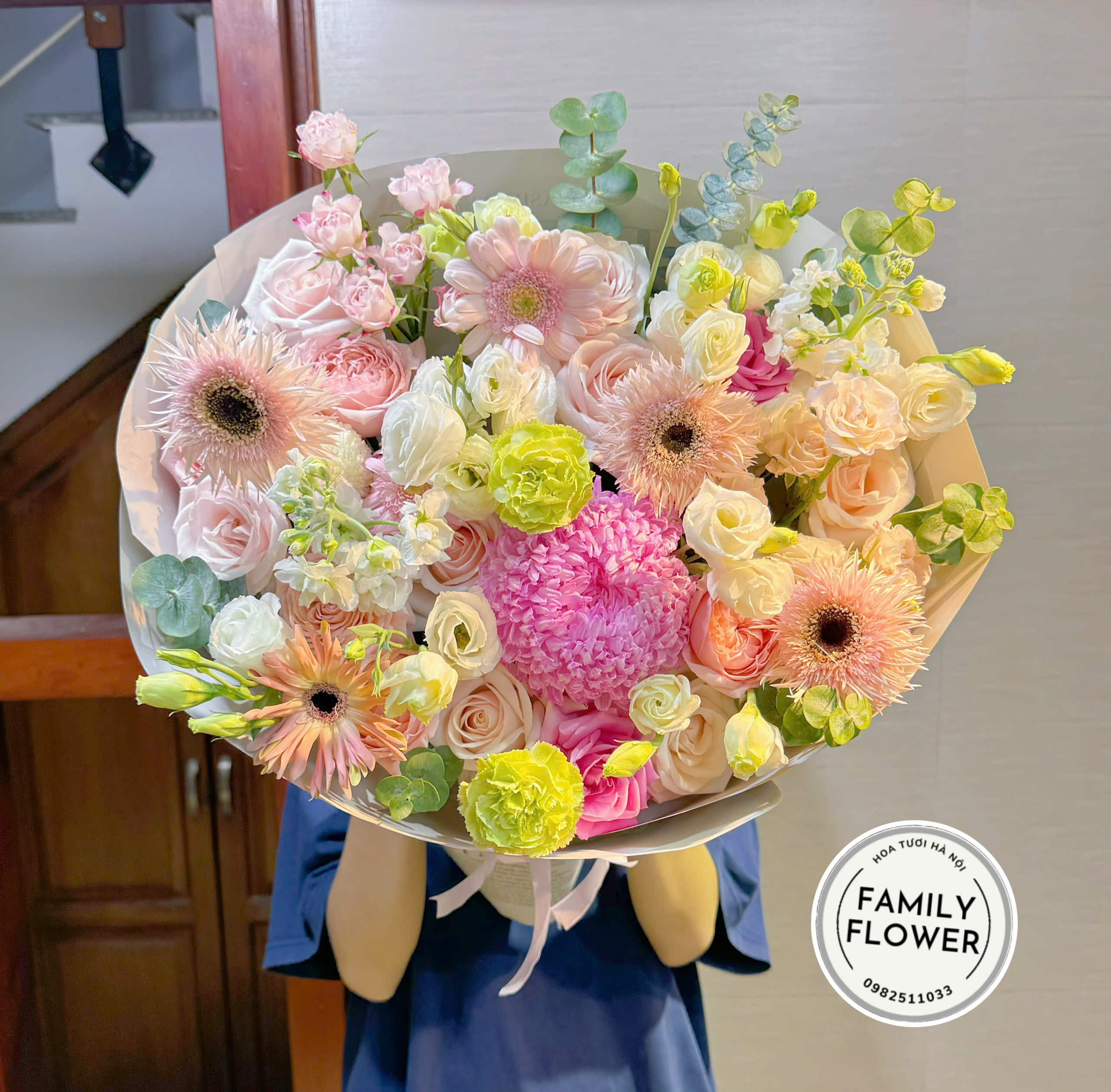 Hoa tặng sinh nhật! Bó hoa sinh nhật quận Cầu Giấy ! Family flower hoa sinh nhật cầu giấy