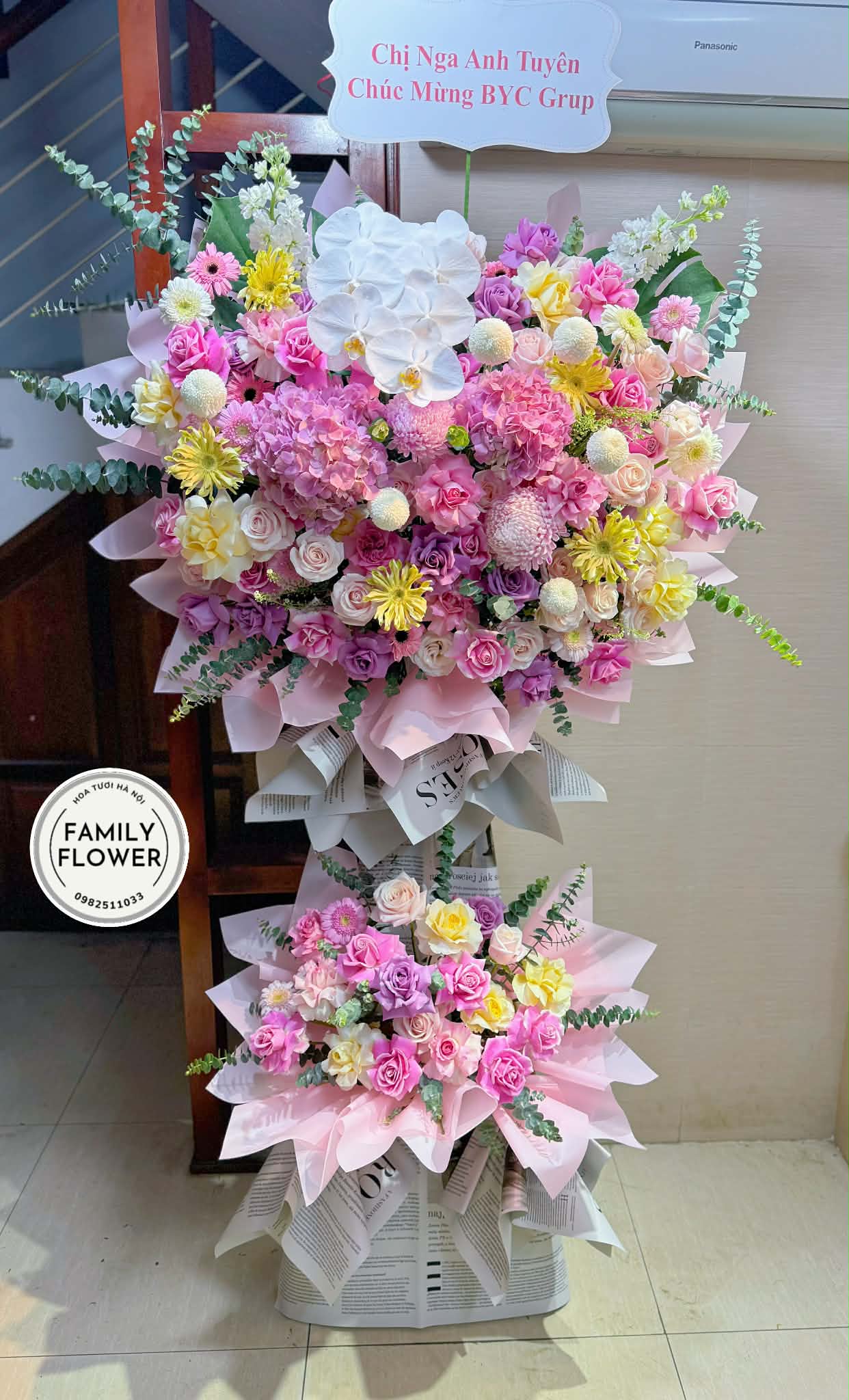 Kệ hoa chúc mừng sự kiệm hội nghị ! Mua hoa tươi ! Hoa khai trương Hà Nội !