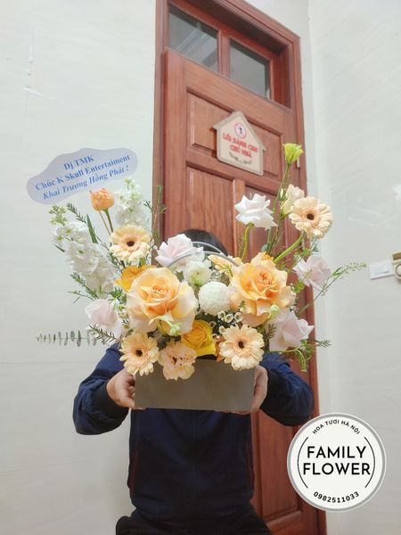 Giỏ hoa tươi chúc mừng sinh nhật ,mừng khai trương , tặng đối tác tại Hà Nội.
