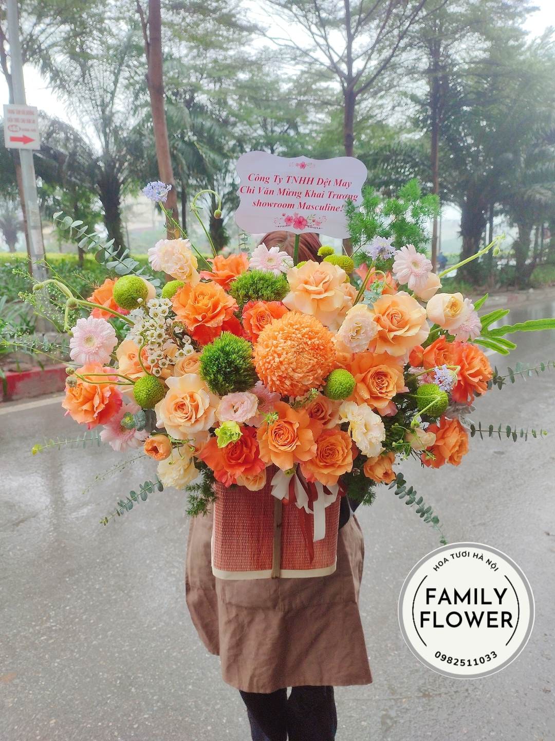 Hoa tươi chúc mừng tại Hà Nội , giỏ hoa chúc mừng sinh nhật , khai trương quận Đống Đa - Hà Nội