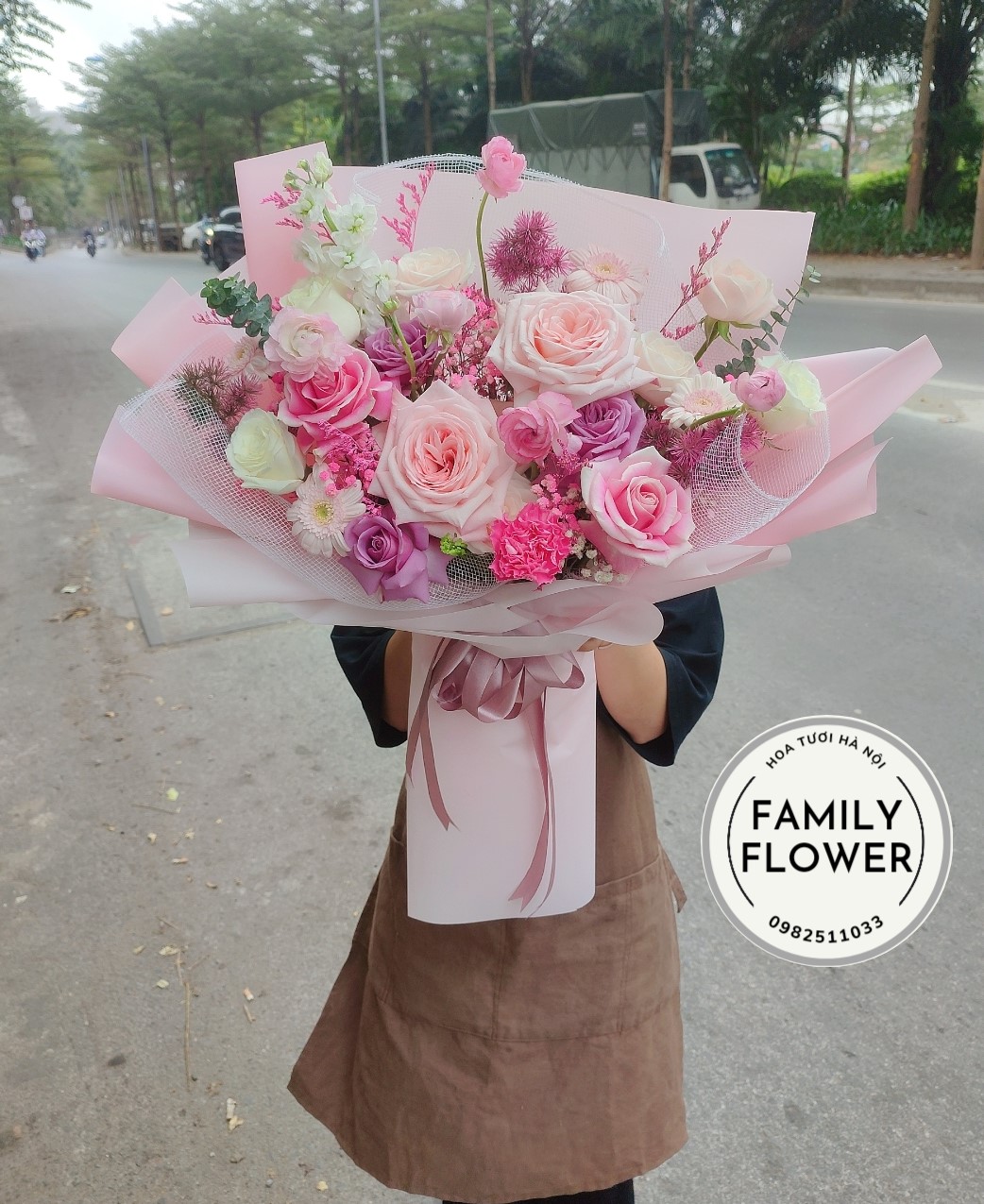 Bó hoa hồng đẹp tặng sinh nhật, Bó hoa hồng đẹp mừng sinh nhật tại Hà Nội