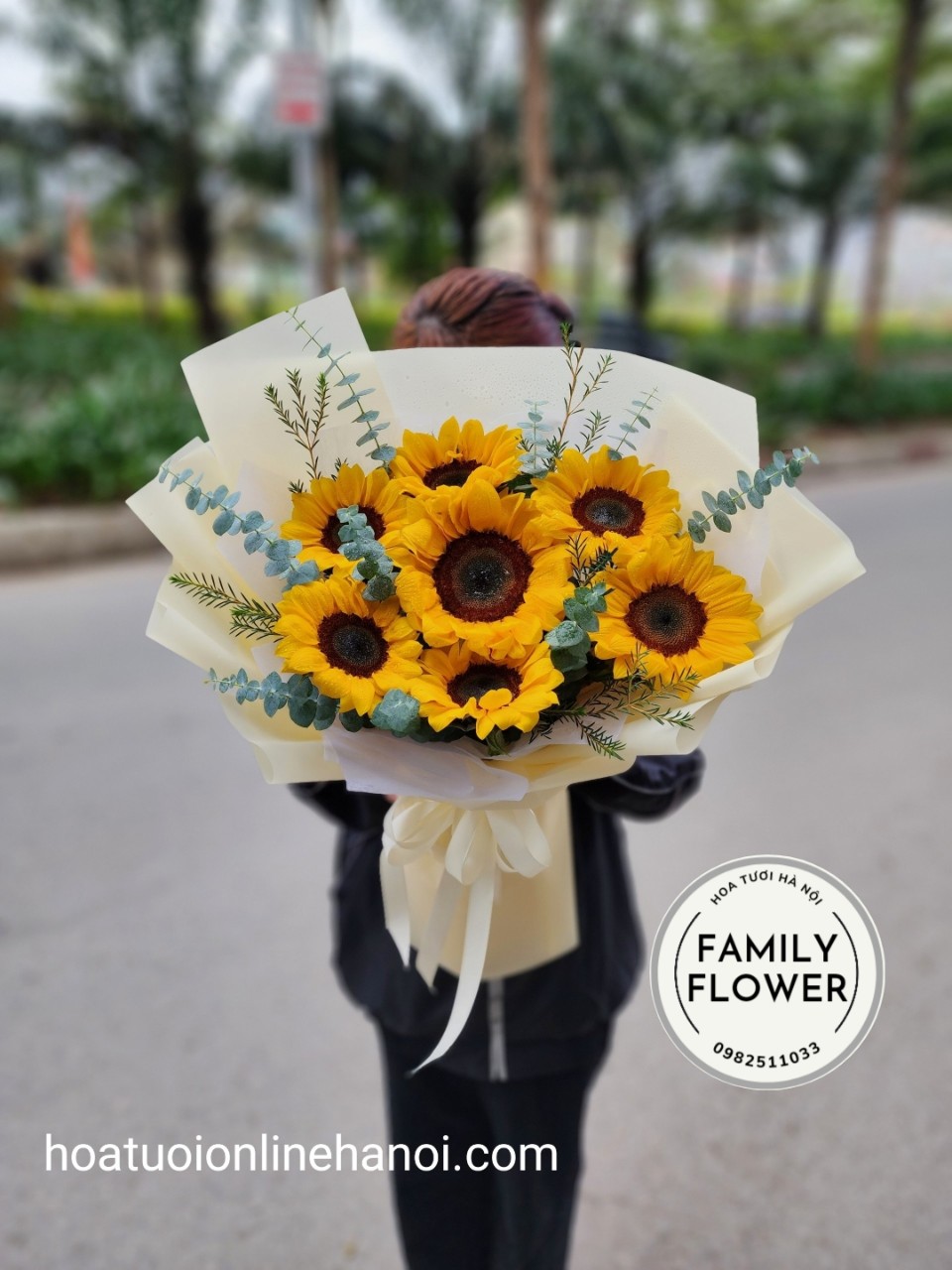 Hoa hướng dương ! Bó hoa hướng dương chúc mừng sinh nhật tại Hà Nội .