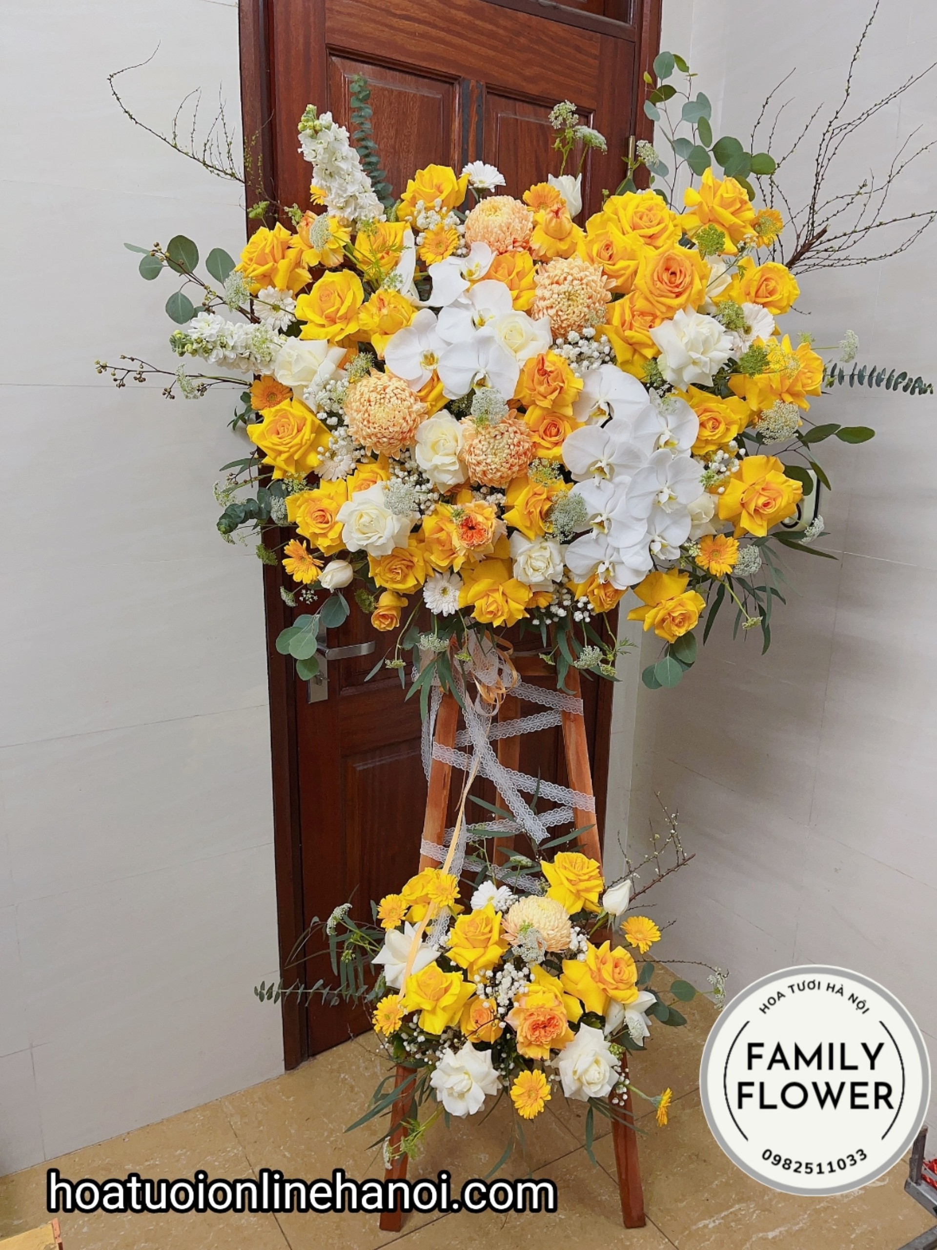 Kệ hoa chúc mừng khai trương CẦU GIẤY - BA ĐÌNH - HÀ NỘI