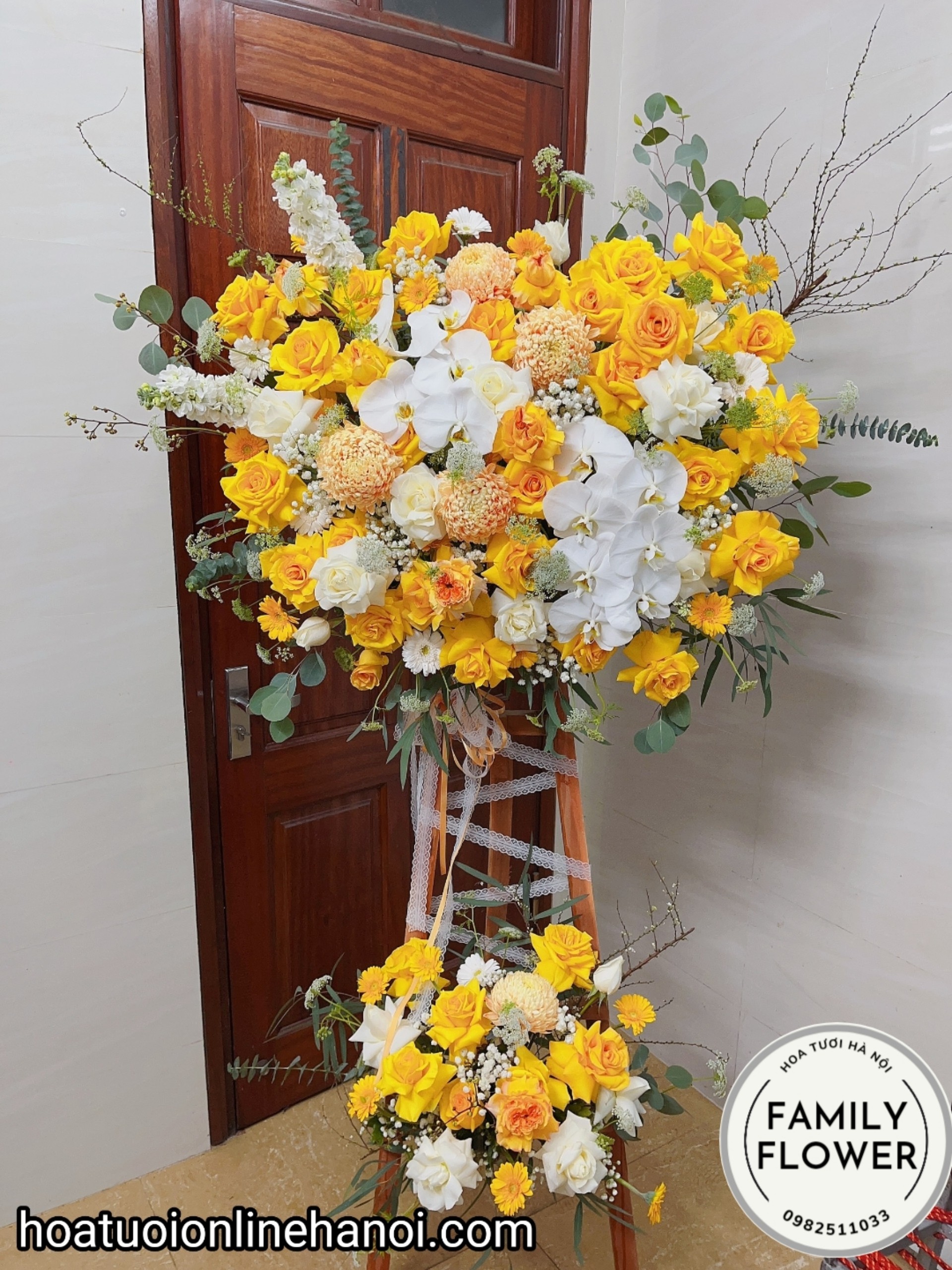 Kệ hoa chúc mừng khai trương CẦU GIẤY - BA ĐÌNH - HÀ NỘI