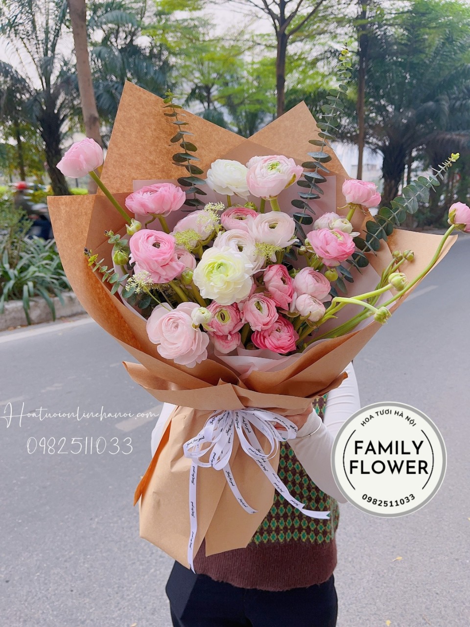 Bó hoa mao lương nhẹ nhàng tặng em ! Điện hoa Hà Nội. Hoa tươi Hà Nội