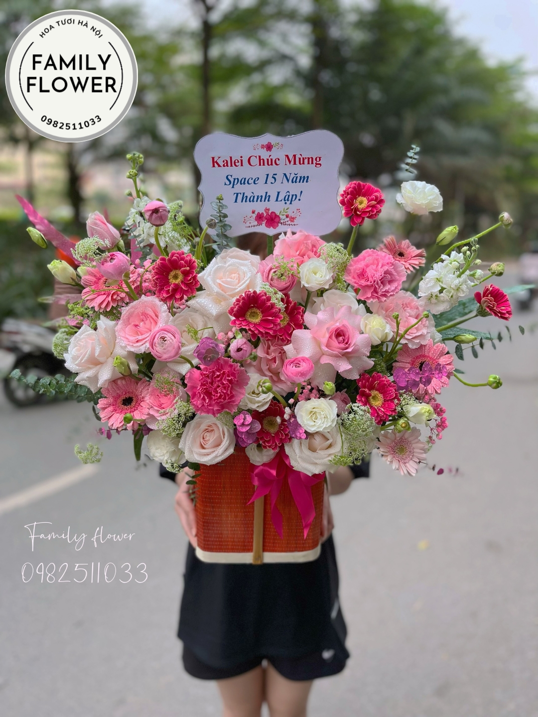 Mua hoa tươi Hà Nội ! Đặt hoa online Hà Nội ! Lẵng hoa chúc mừng tại quận Nam Từ Liêm