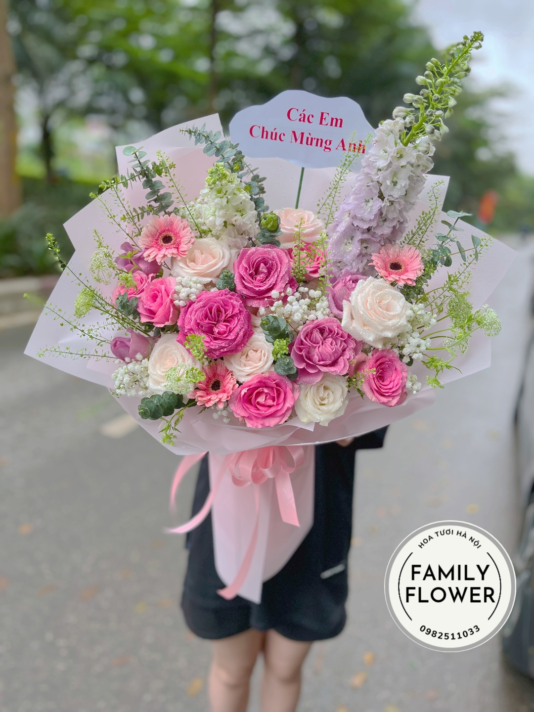 Bó hoa tặng anh trai ở quận Ba Đình ! Hoa tươi Ba Đình