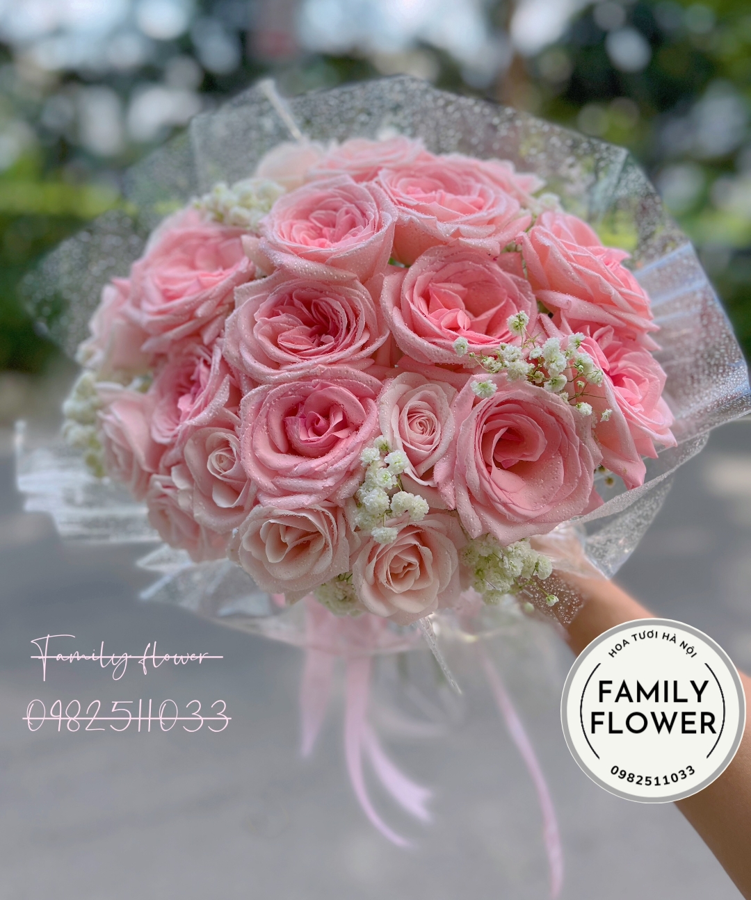 Bó hồng nhập tặng sinh nhật vợ yêu  , bạn gái đẹp ở quận Cầu Giấy . Ba Đình , Hoàn Kiếm ,Tây Hồ HÀ Nội