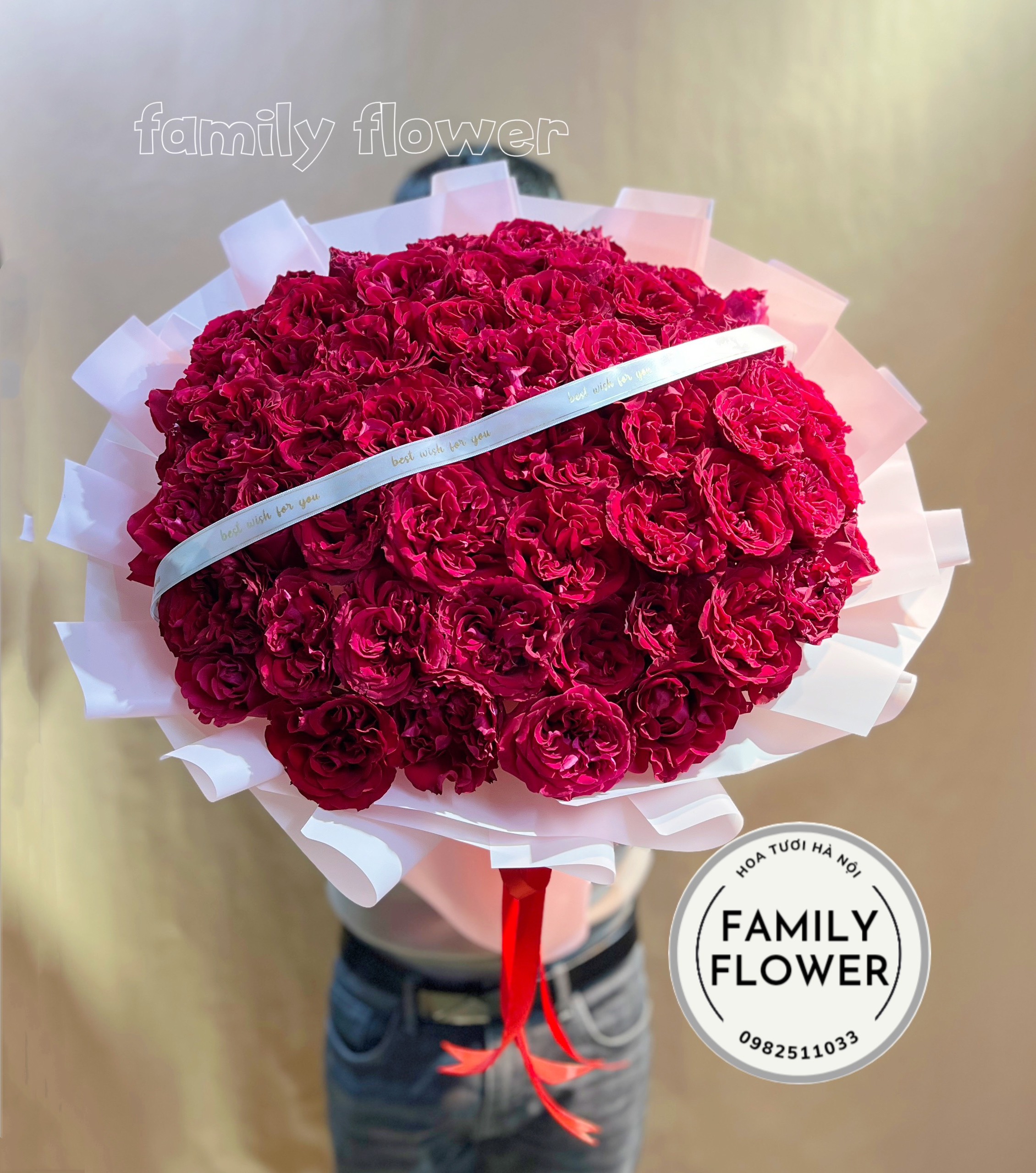 Mẫu hoa hồng đỏ tặng 20/10 thật ý nghĩa gửi tới người phụ nữ của bạn ! Hoa tươi 20/10 tại Hà Nội ! Mua hoa online tại Ba Đình Hà Nội