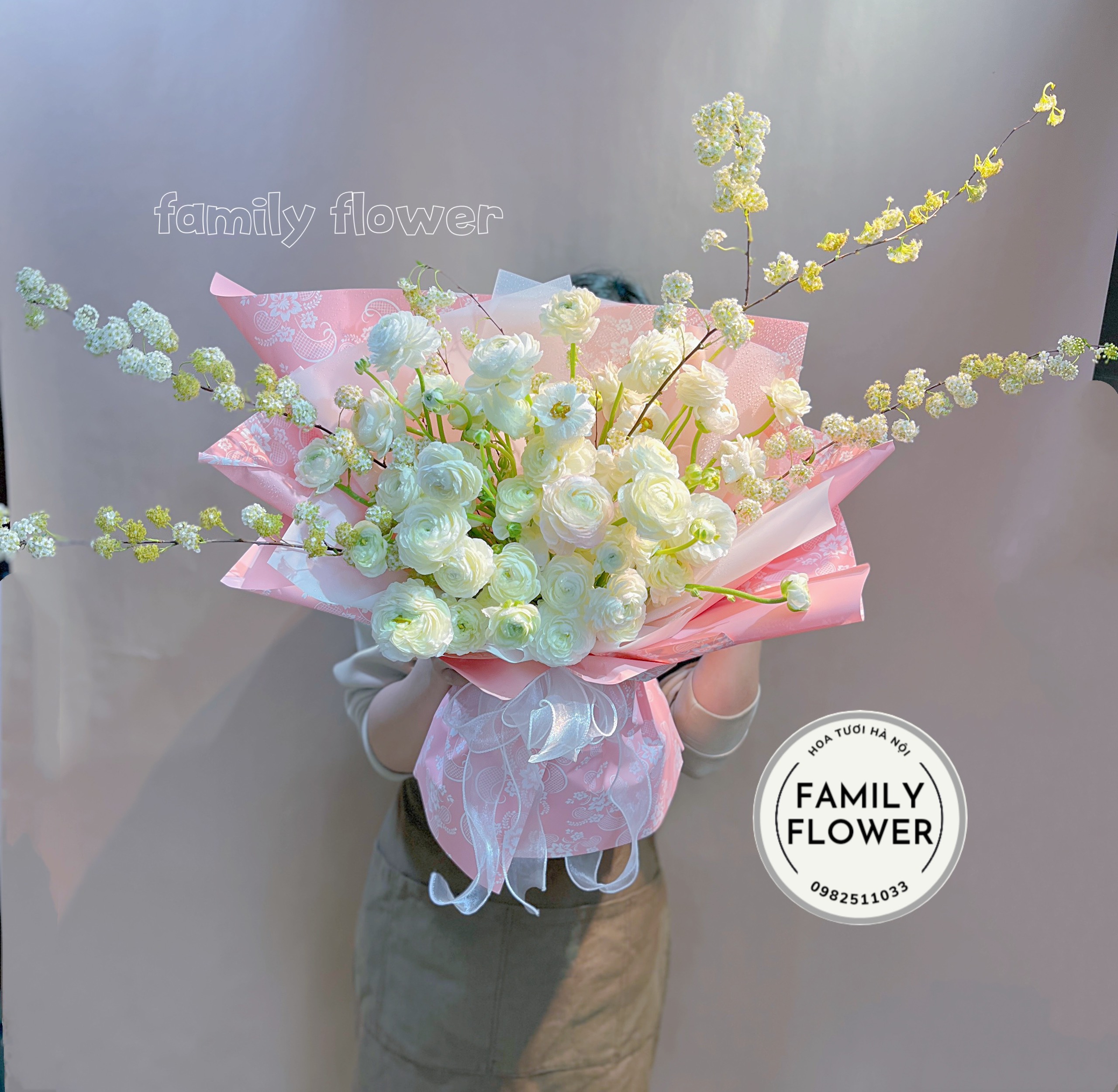 Bó hoa mao lương tặng sinh nhật ở quận Ba Đình Hà Nội ! Hoa mao lương Hà nội